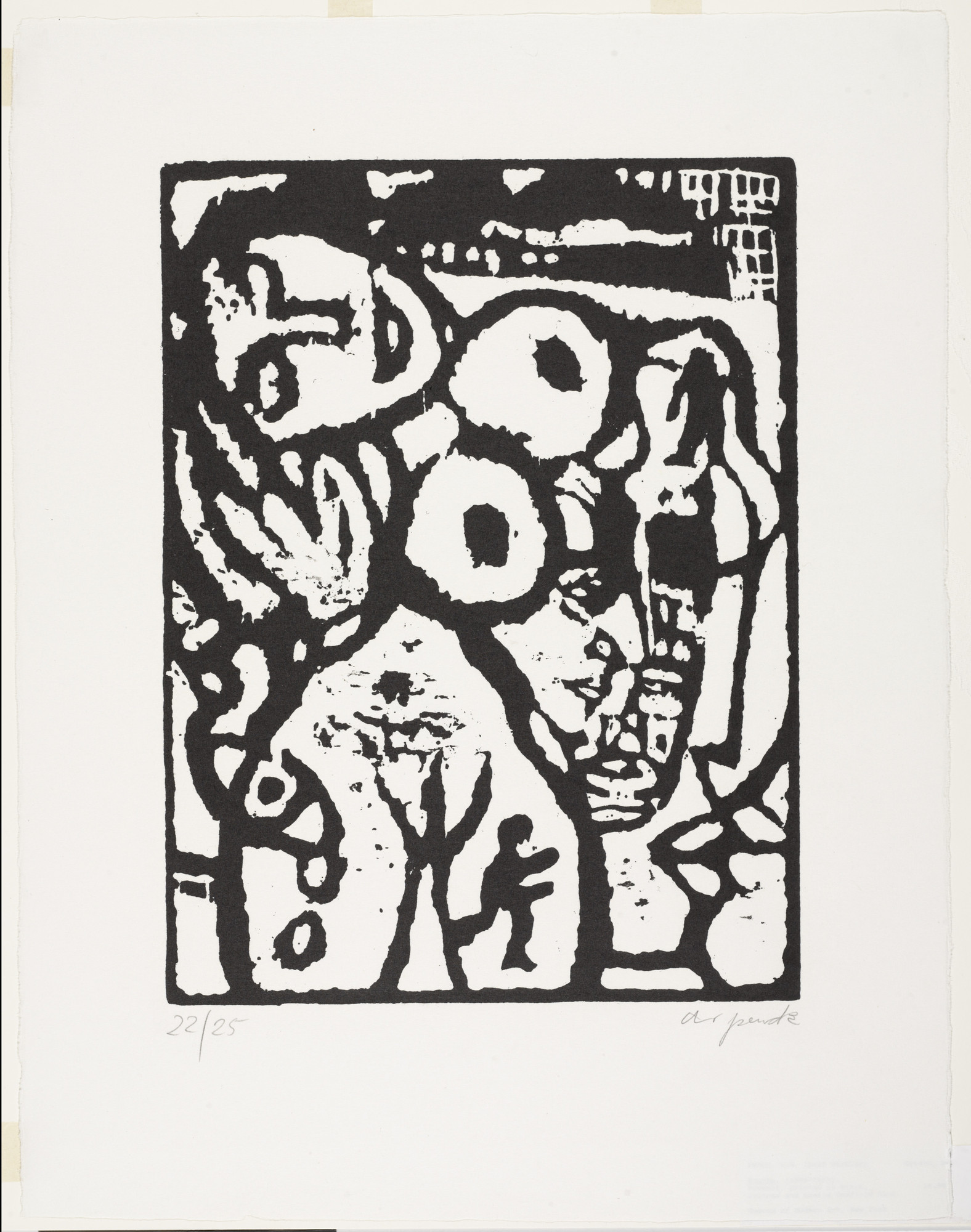 A.R. Penck (Ralf Winkler). Monika
