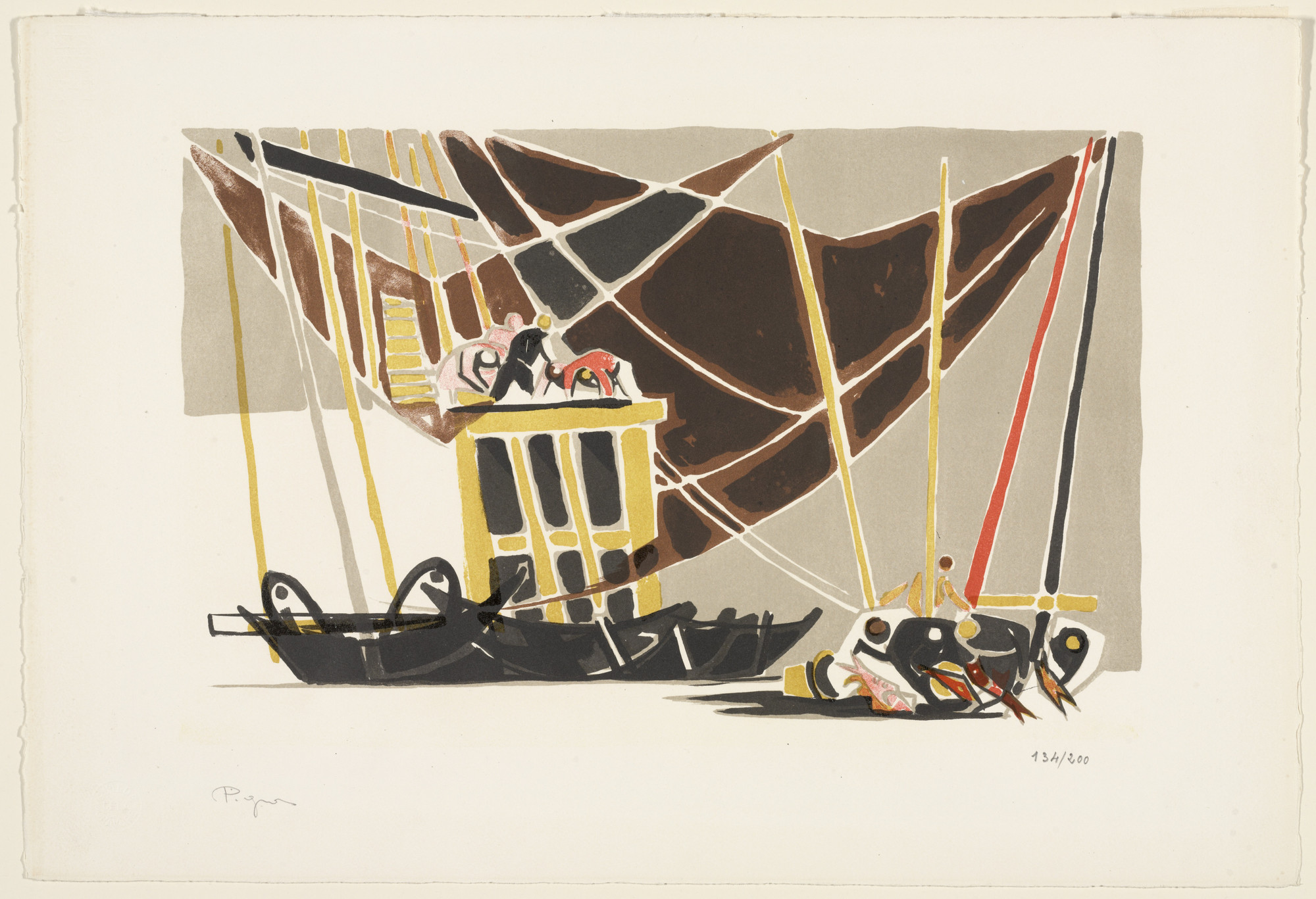 Édouard Pignon. Ostend. 1950