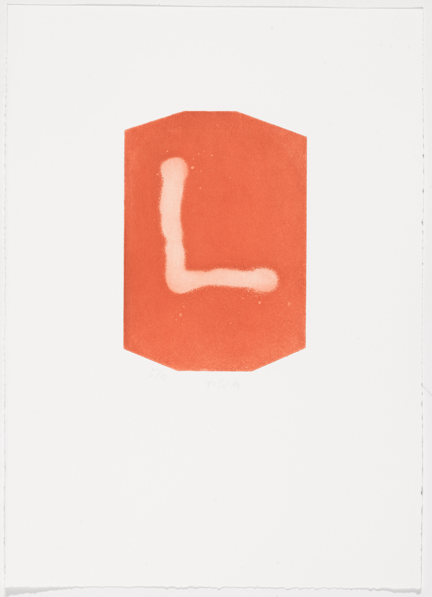 Thomas Schütte. Low Tide Wandering No. 123 (Wattwanderung No. 123) from Low Tide Wandering (Wattwanderung)