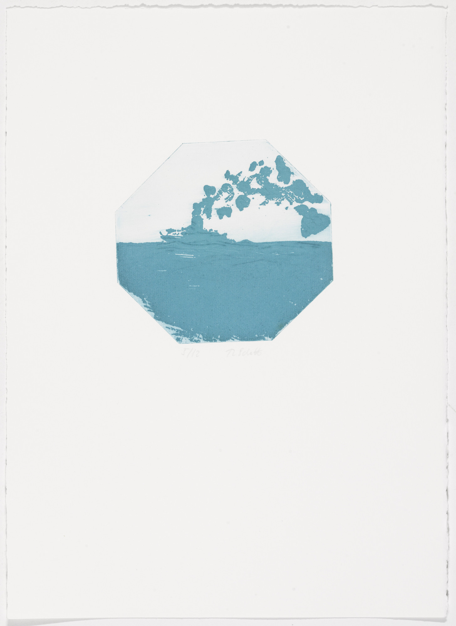 Thomas Schütte. Low Tide Wandering No. 131 (Wattwanderung No. 131) from Low Tide Wandering (Wattwanderung)