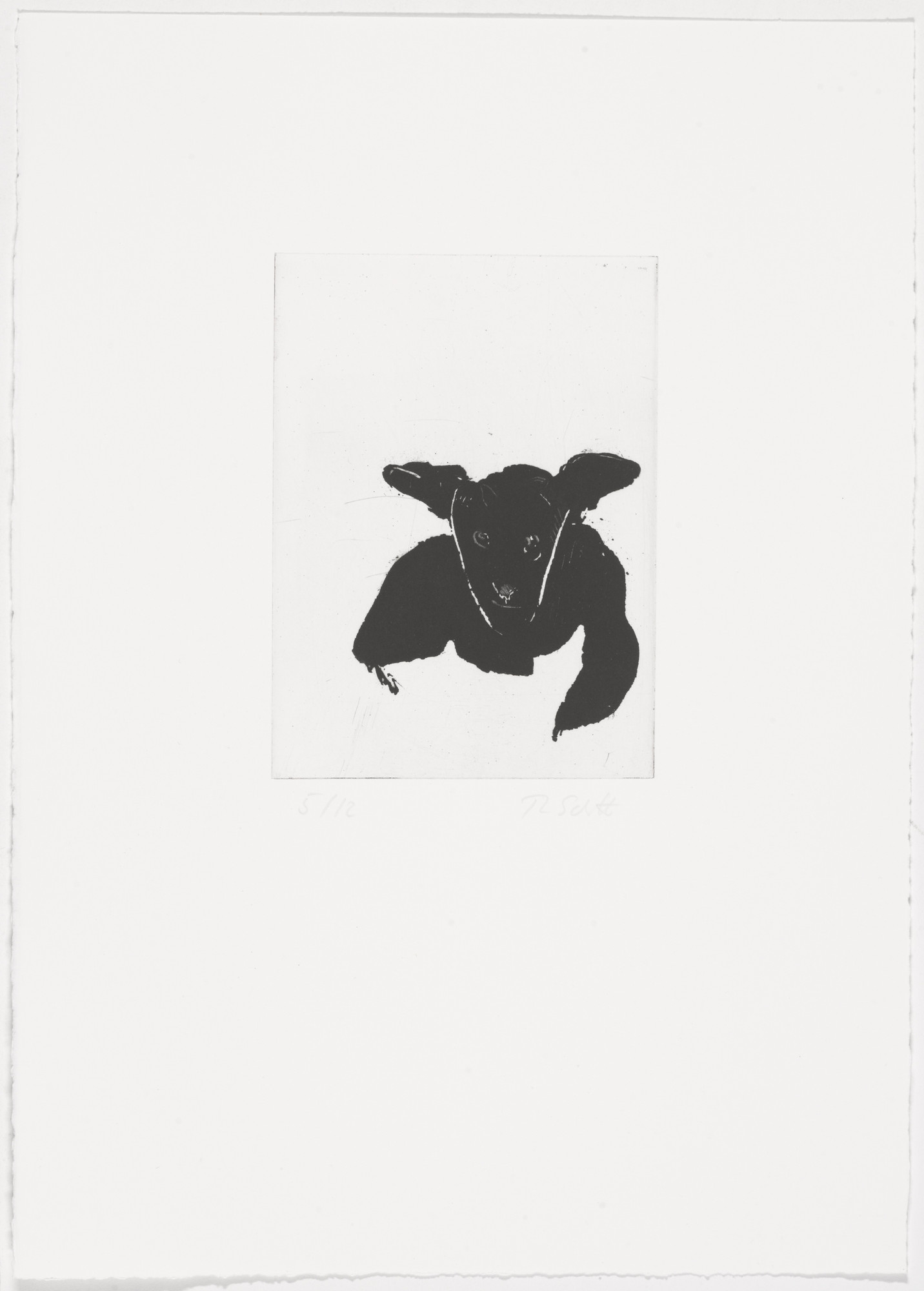 Thomas Schütte. Low Tide Wandering No. 136 (Wattwanderung No. 136) from Low Tide Wandering (Wattwanderung)