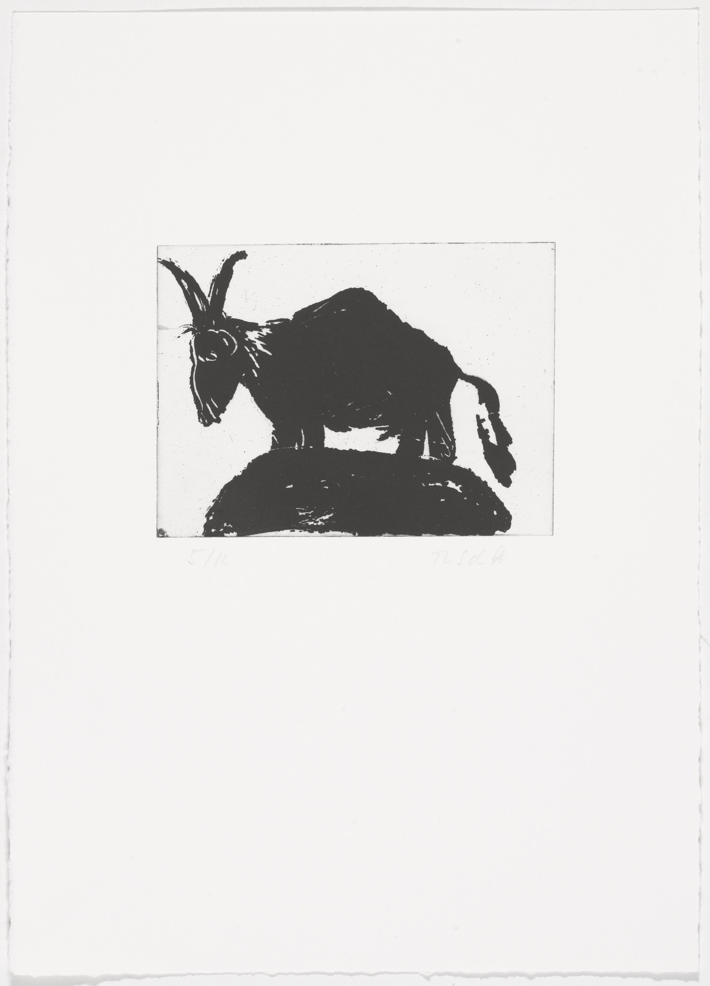 Thomas Schütte. Low Tide Wandering No. 137 (Wattwanderung No. 137) from Low Tide Wandering (Wattwanderung)