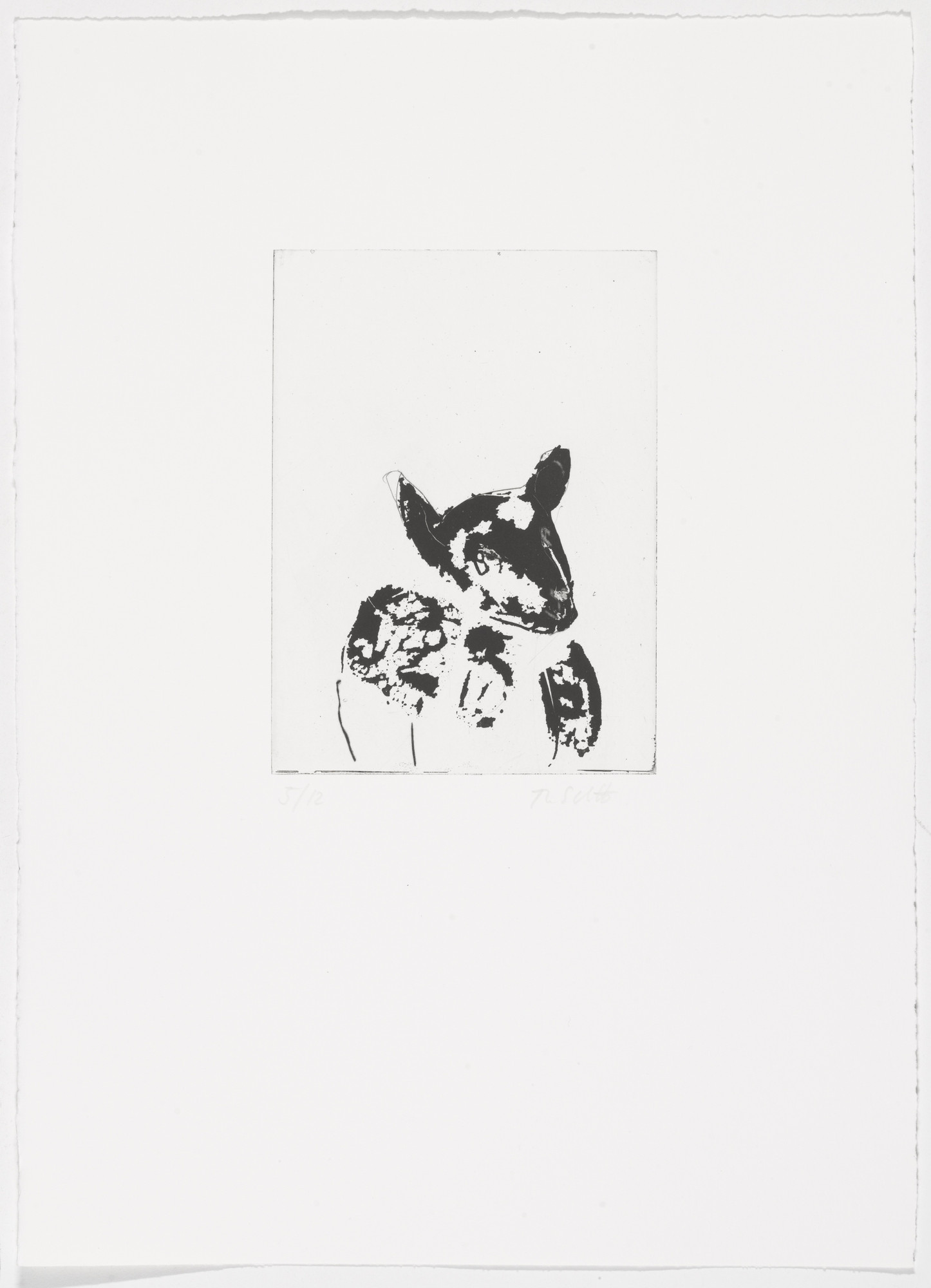 Thomas Schütte. Low Tide Wandering No. 138 (Wattwanderung No. 138) from Low Tide Wandering (Wattwanderung)