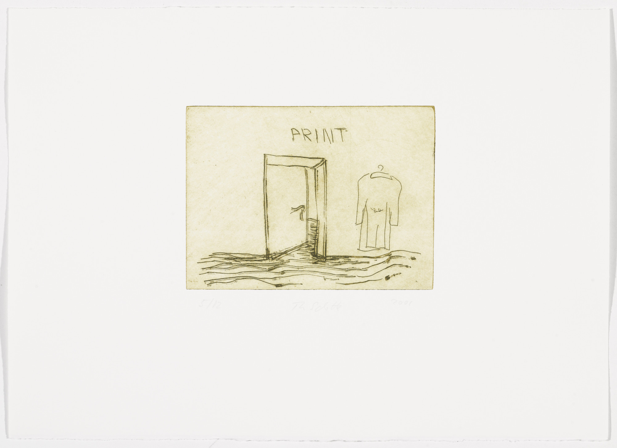 Thomas Schütte. Low Tide Wandering No. 13 (Wattwanderung No. 13) from Low Tide Wandering (Wattwanderung)