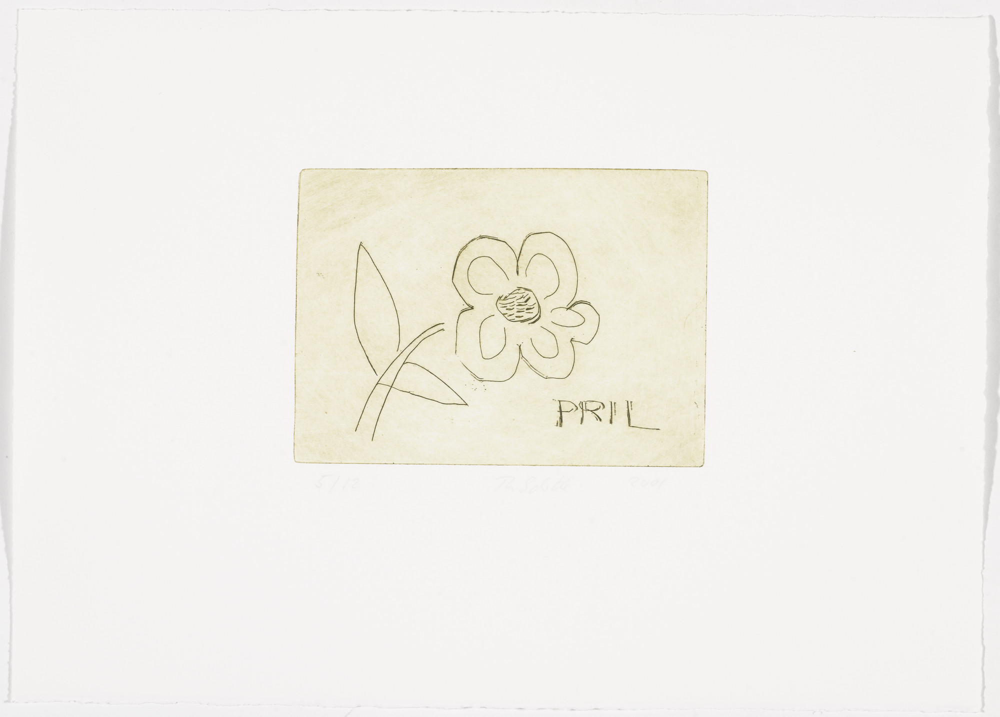 Thomas Schütte. Low Tide Wandering No. 15 (Wattwanderung No. 15) from Low Tide Wandering (Wattwanderung)