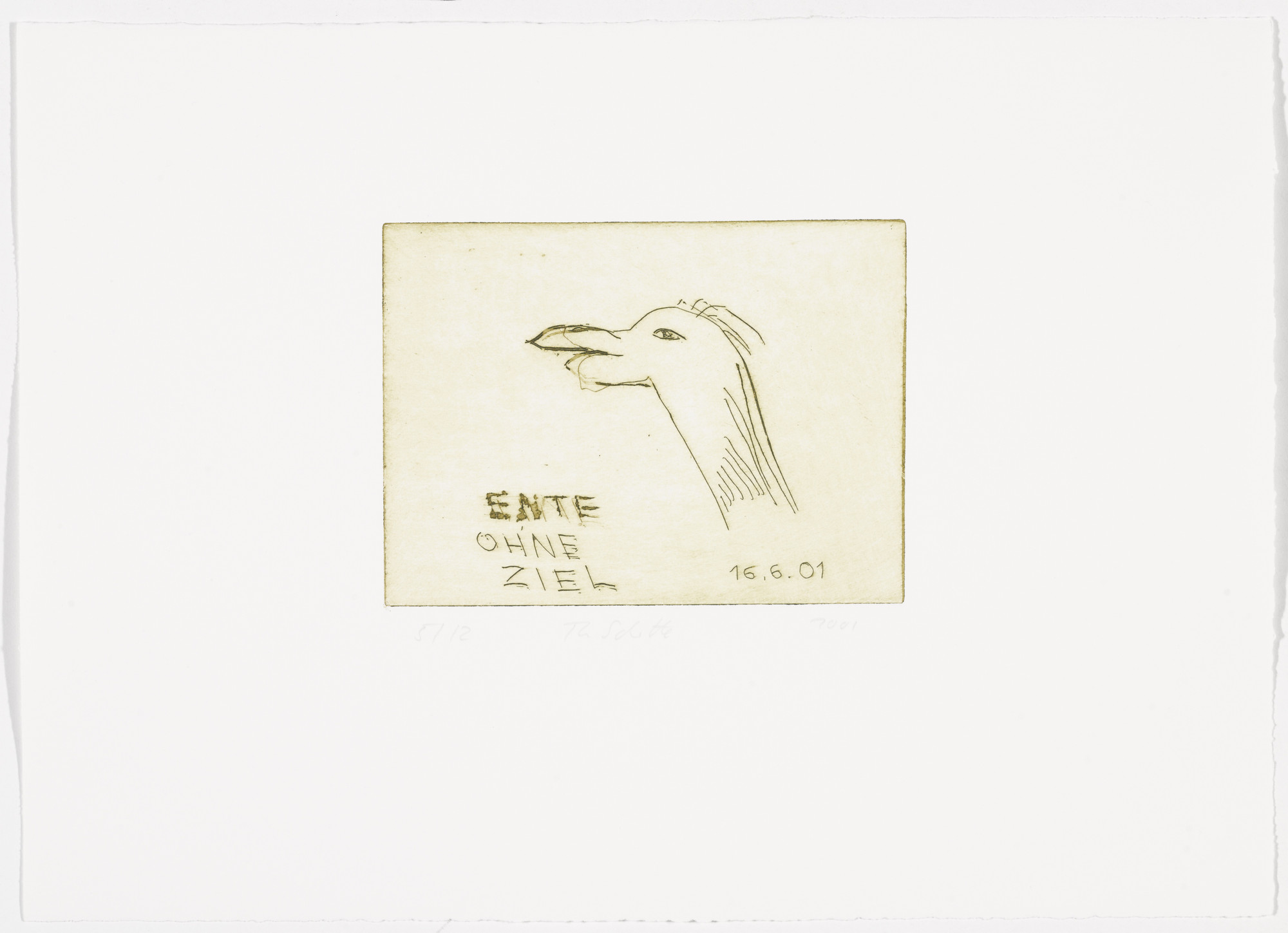 Thomas Schütte. Low Tide Wandering No. 16 (Wattwanderung No. 16) from Low Tide Wandering (Wattwanderung)