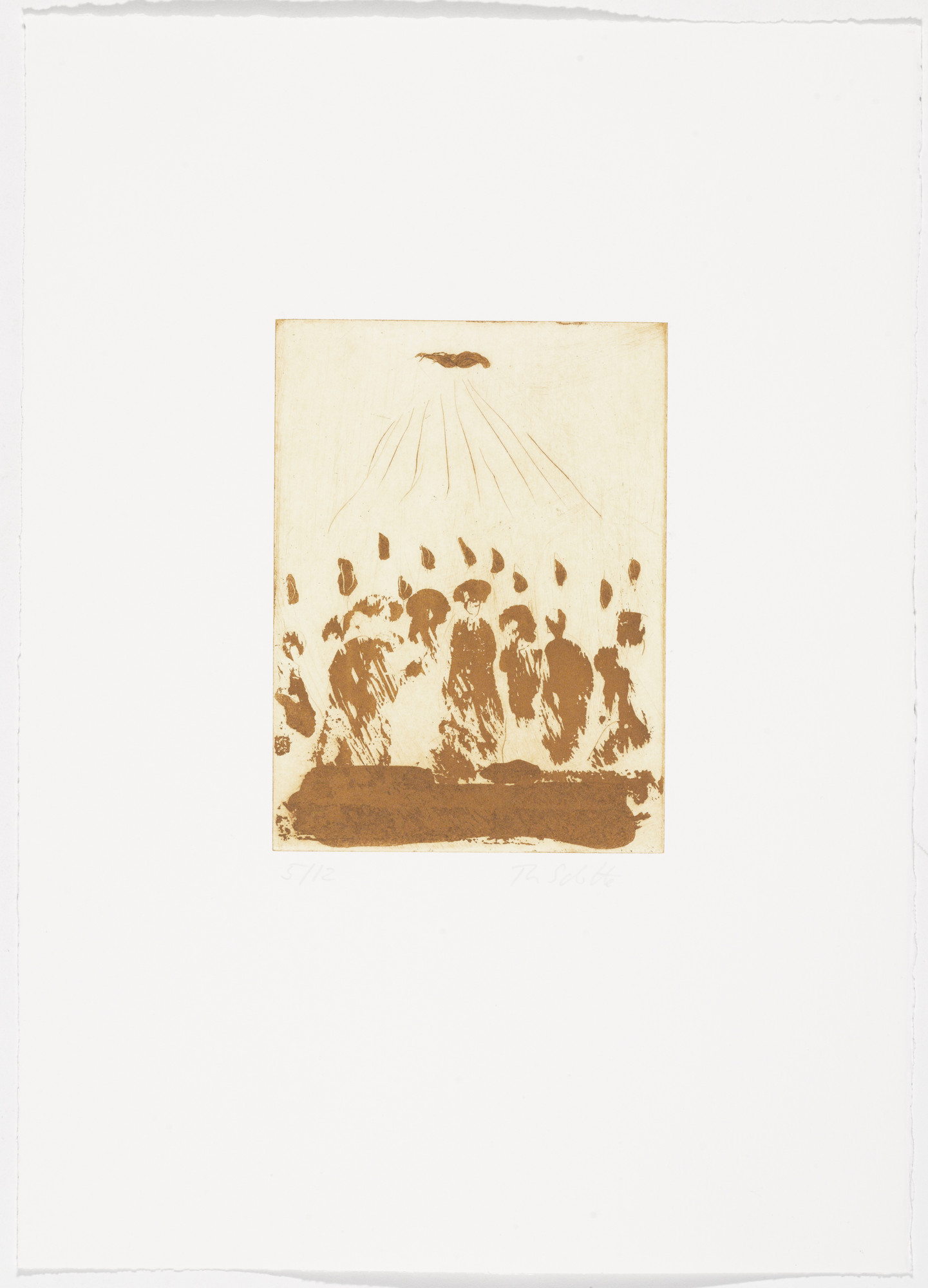 Thomas Schütte. Low Tide Wandering No. 19 (Wattwanderung No. 19) from Low Tide Wandering (Wattwanderung)