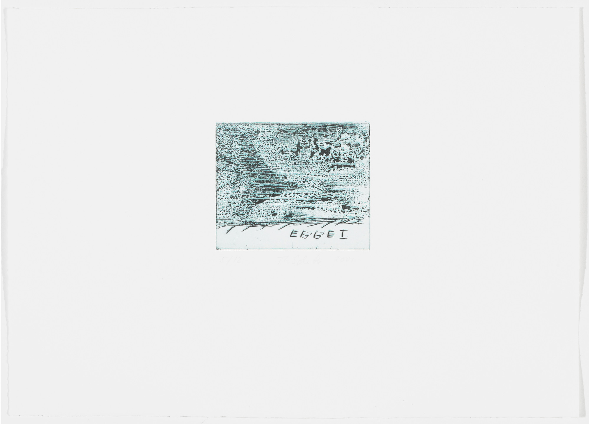 Thomas Schütte. Low Tide Wandering (Wattwanderung). 2001