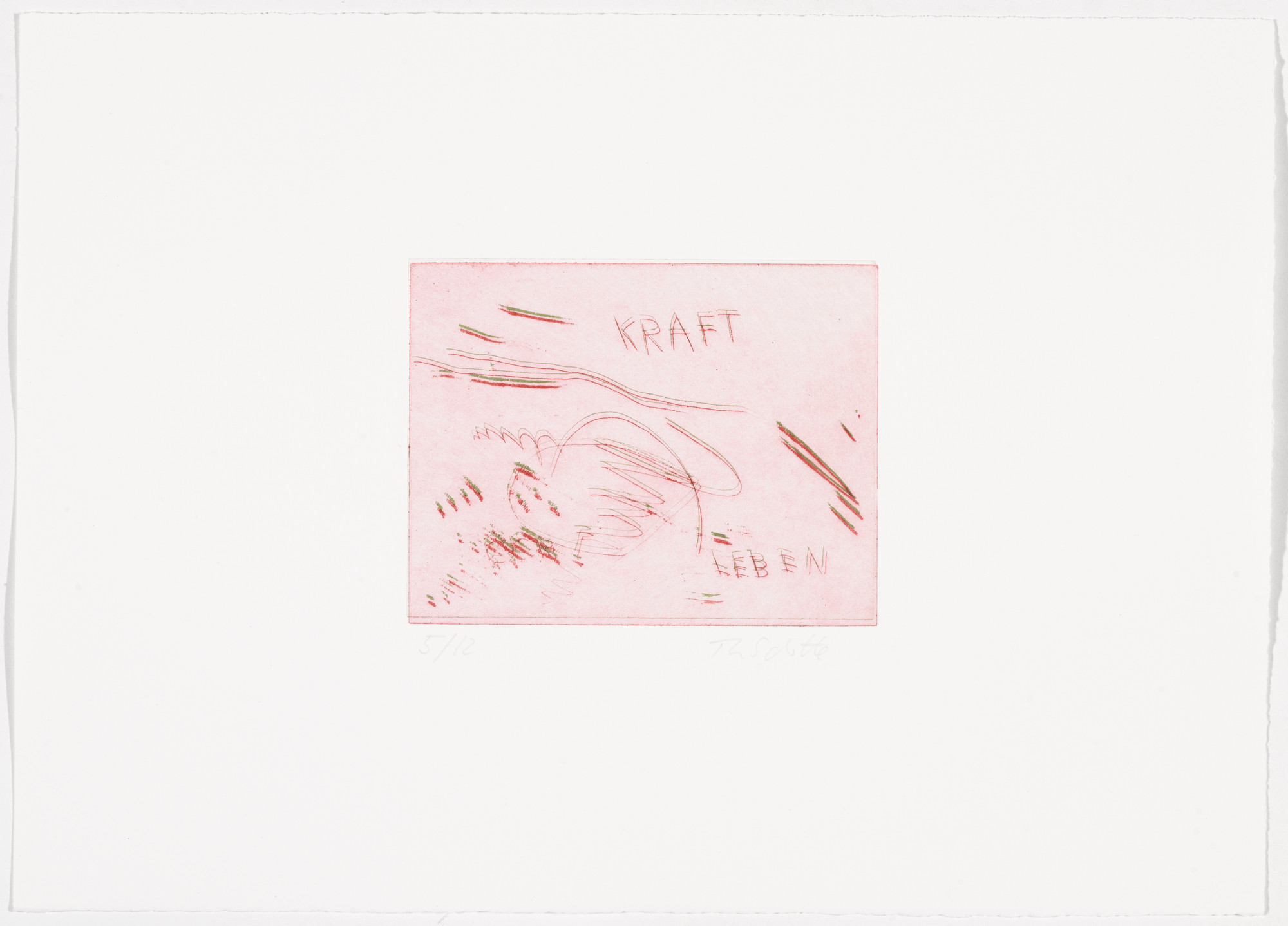 Thomas Schütte. Low Tide Wandering No. 22 (Wattwanderung No. 22) from Low Tide Wandering (Wattwanderung)