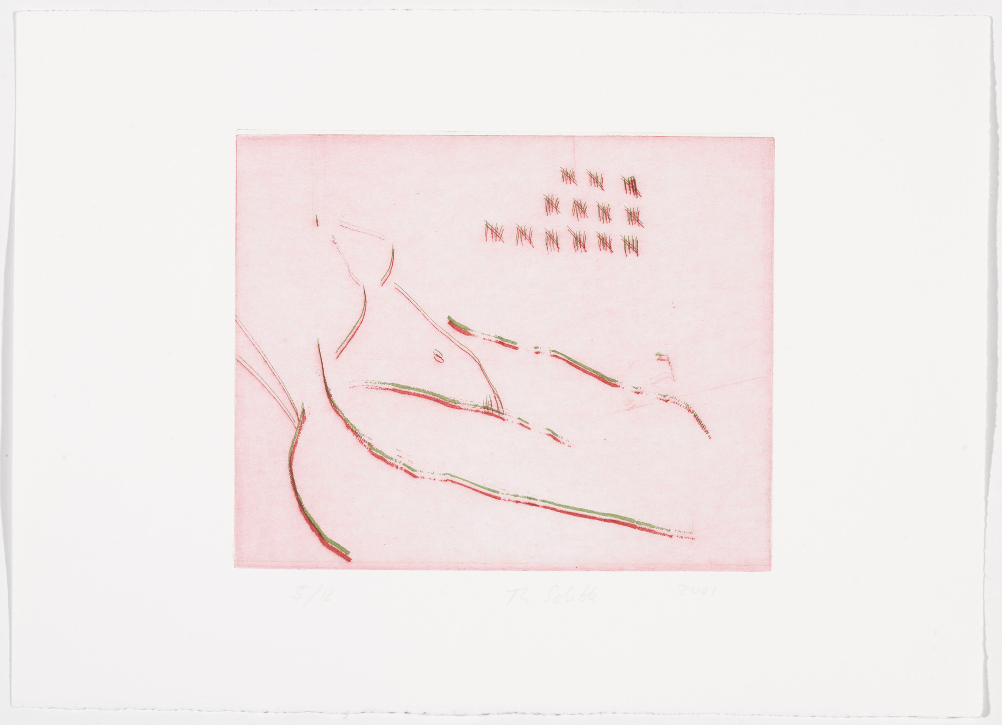 Thomas Schütte. Low Tide Wandering No. 23 (Wattwanderung No. 23) from Low Tide Wandering (Wattwanderung)