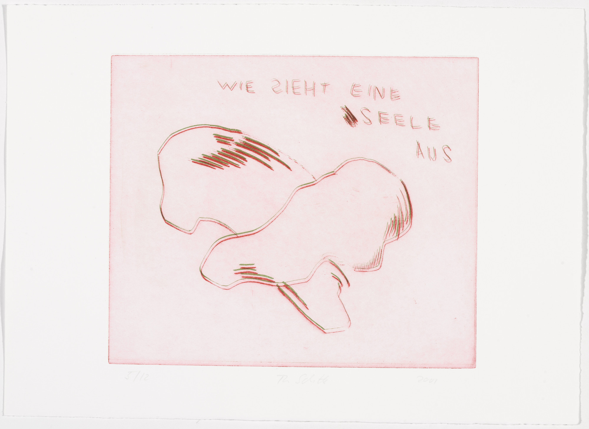 Thomas Schütte. Low Tide Wandering No. 24 (Wattwanderung No. 24) from Low Tide Wandering (Wattwanderung)