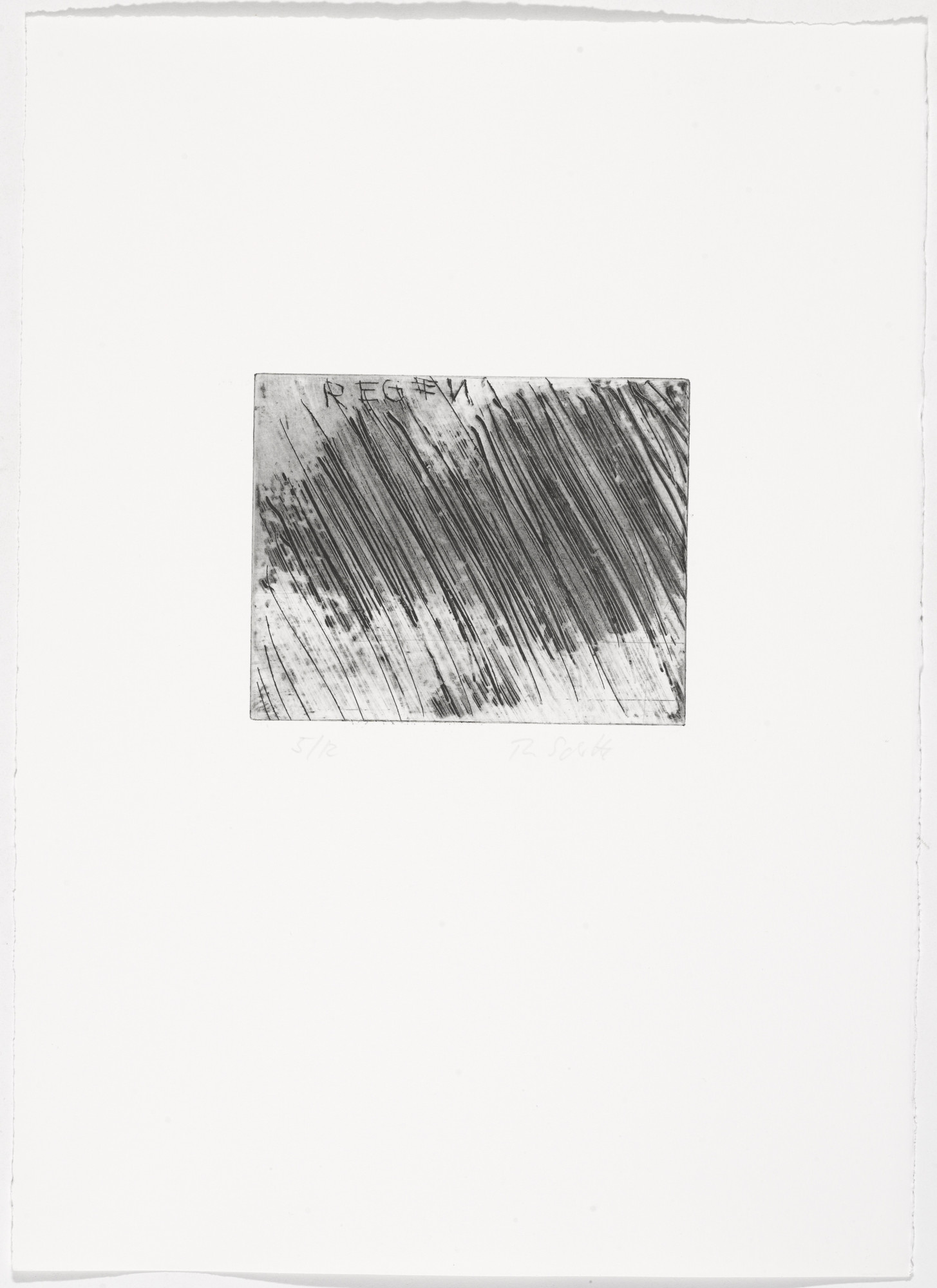 Thomas Schütte. Low Tide Wandering No. 35 (Wattwanderung No. 35) from Low Tide Wandering (Wattwanderung)
