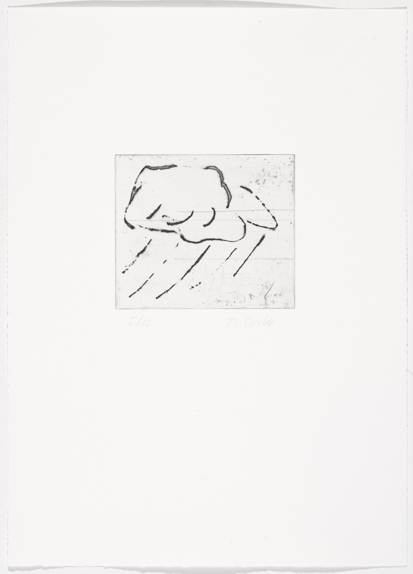 Thomas Schütte. Low Tide Wandering No. 36 (Wattwanderung No. 36) from Low Tide Wandering (Wattwanderung)