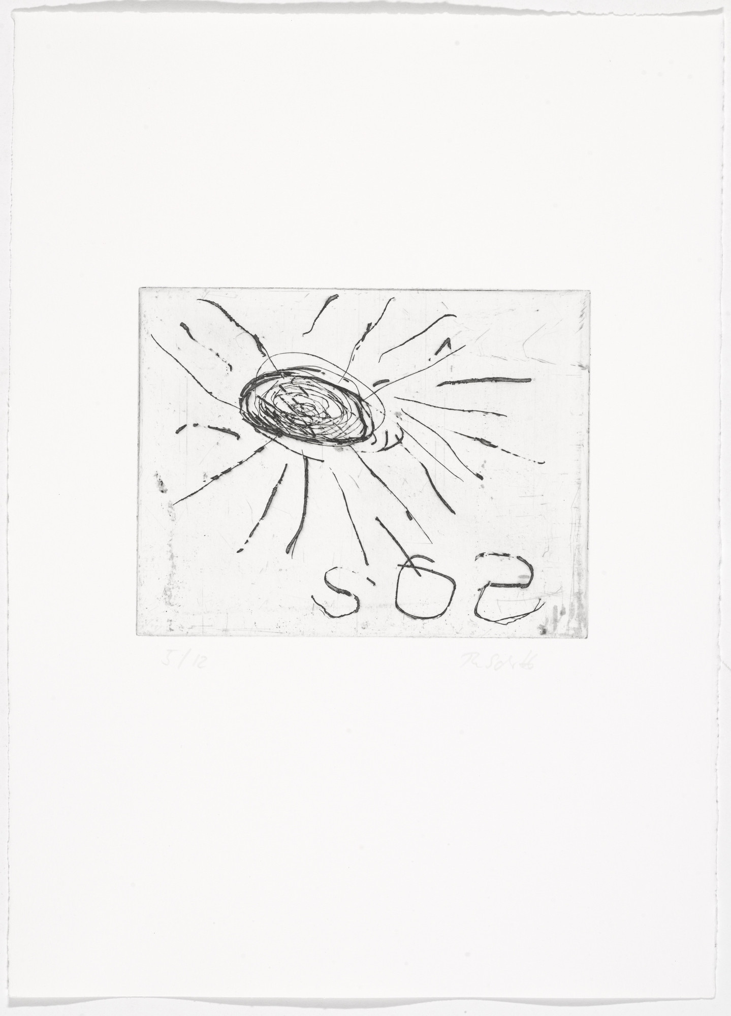 Thomas Schütte. Low Tide Wandering No. 37 (Wattwanderung No. 37) from Low Tide Wandering (Wattwanderung)