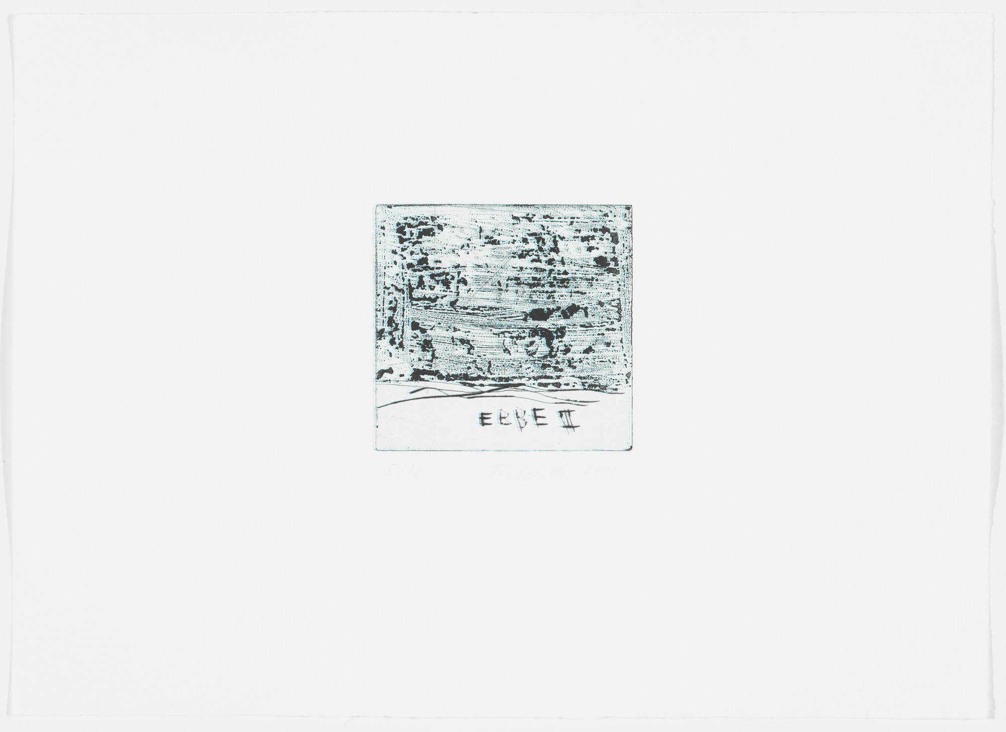 Thomas Schütte. Low Tide Wandering No. 3 (Wattwanderung No. 3) from Low Tide Wandering (Wattwanderung)