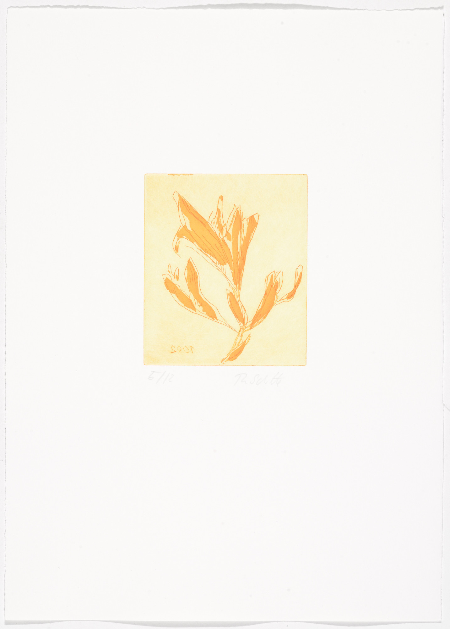 Thomas Schütte. Low Tide Wandering No. 44 (Wattwanderung No. 44) from Low Tide Wandering (Wattwanderung)