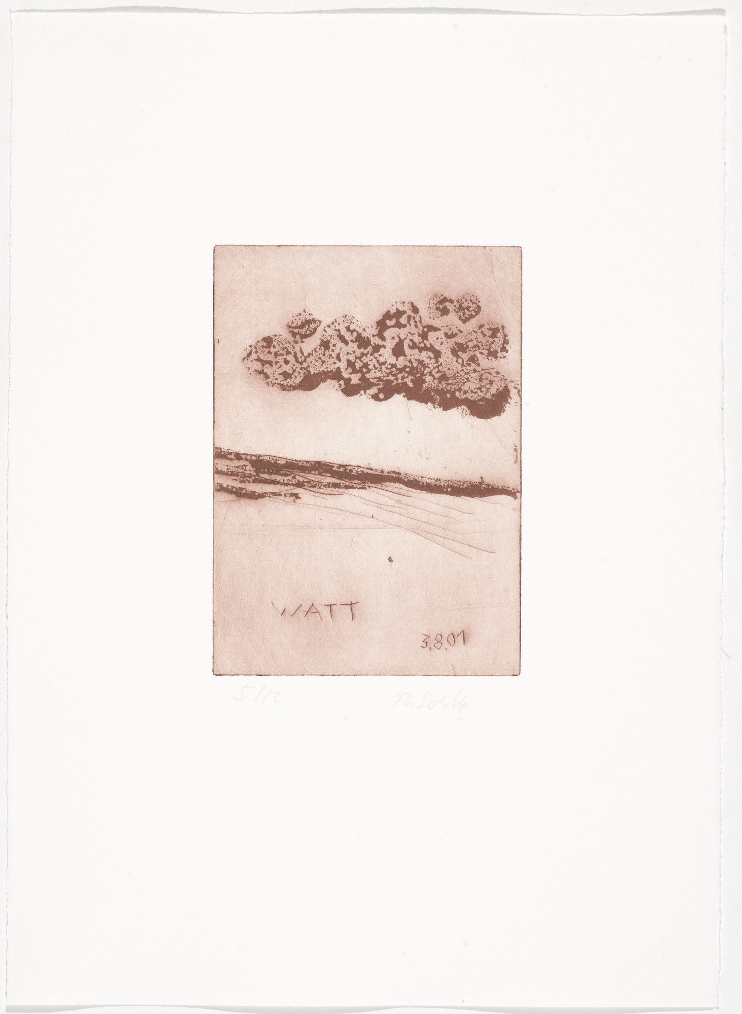 Thomas Schütte. Low Tide Wandering No. 46 (Wattwanderung No. 46) from Low Tide Wandering (Wattwanderung)