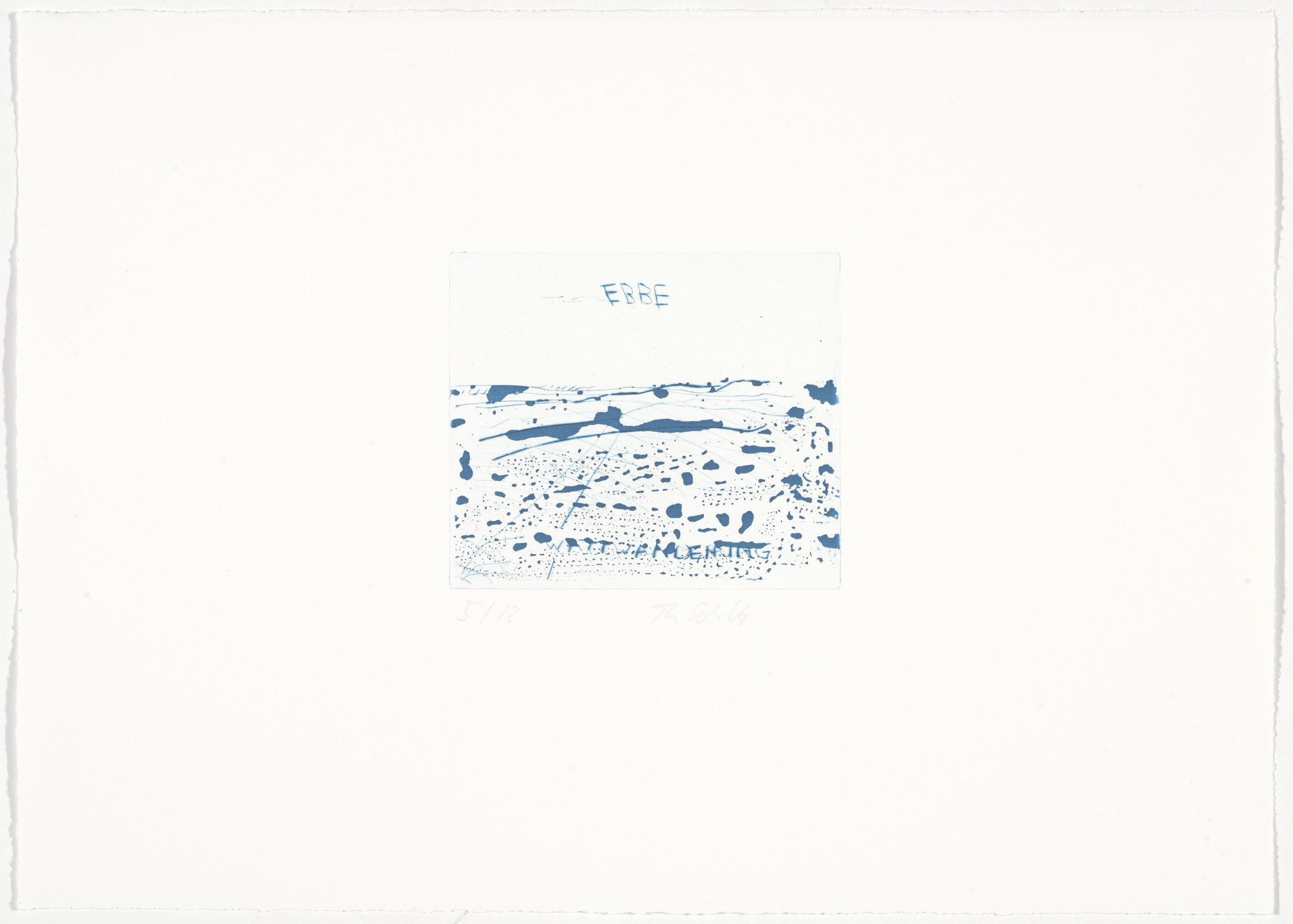 Thomas Schütte. Low Tide Wandering No. 47 (Wattwanderung No. 47) from Low Tide Wandering (Wattwanderung)
