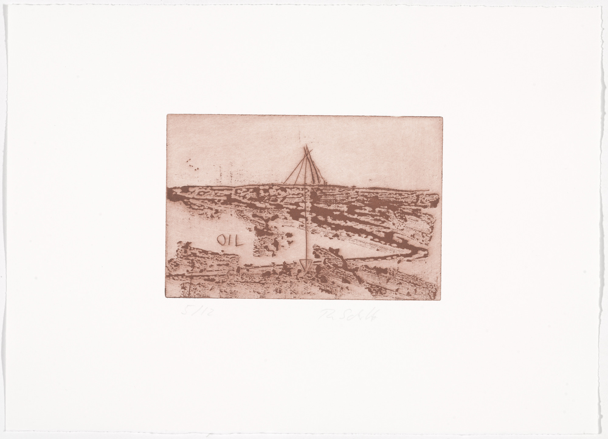 Thomas Schütte. Low Tide Wandering No. 48 (Wattwanderung No. 48) from Low Tide Wandering (Wattwanderung)