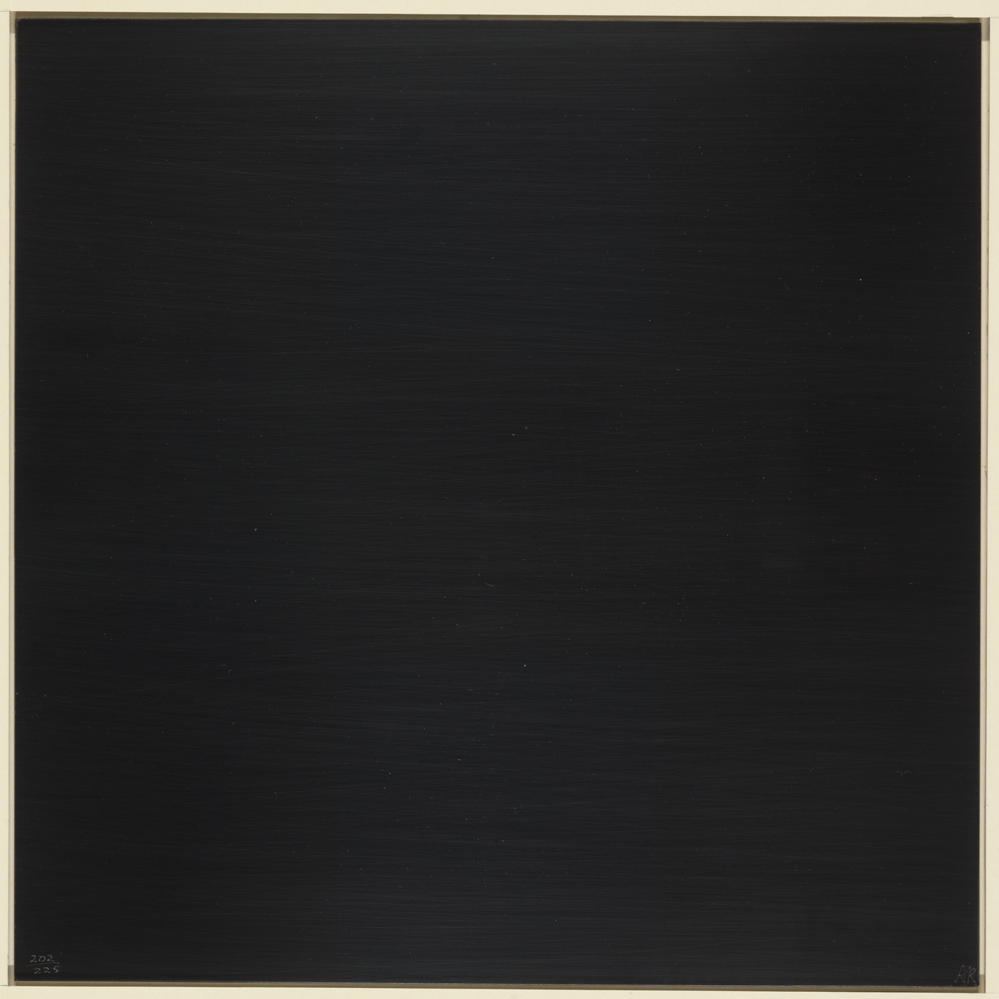 Ad Reinhardt. Abstract Print from New York International. 1966
