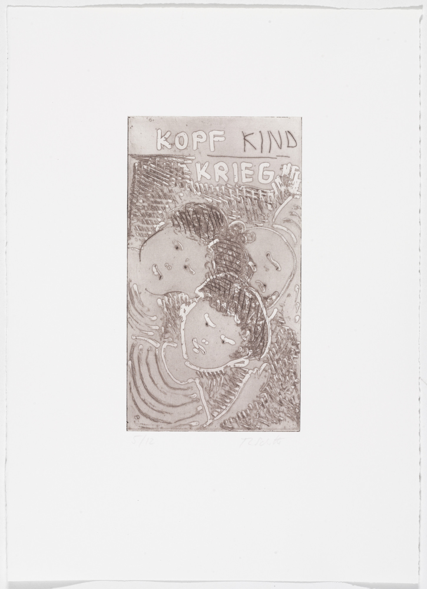 Thomas Schütte. Low Tide Wandering No. 101 (Wattwanderung No. 101) from Low Tide Wandering (Wattwanderung)