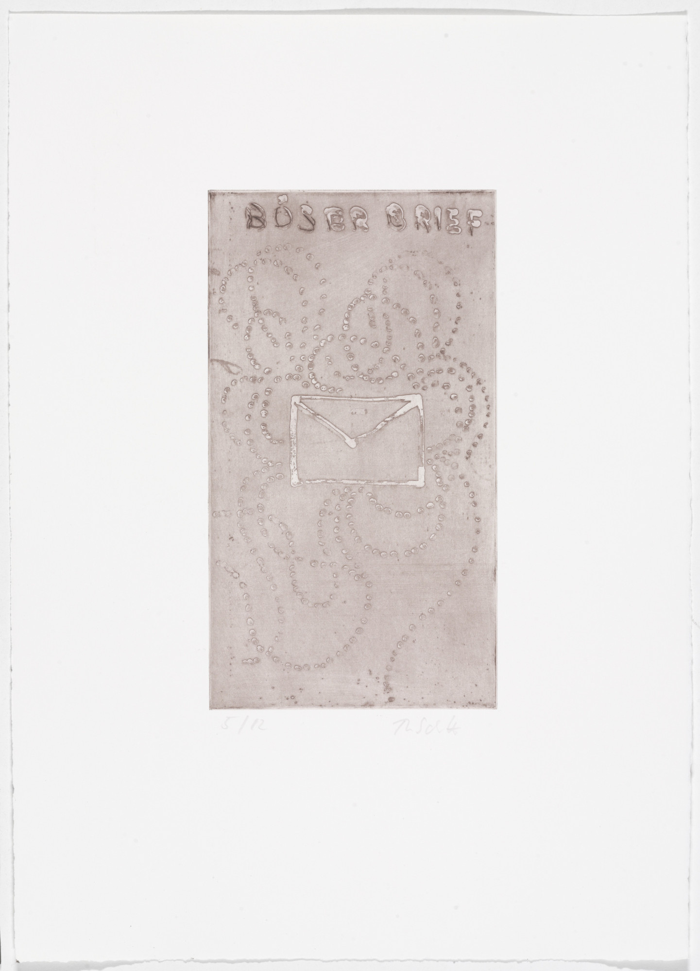 Thomas Schütte. Low Tide Wandering No.103 (Wattwanderung No. 103) from Low Tide Wandering (Wattwanderung)