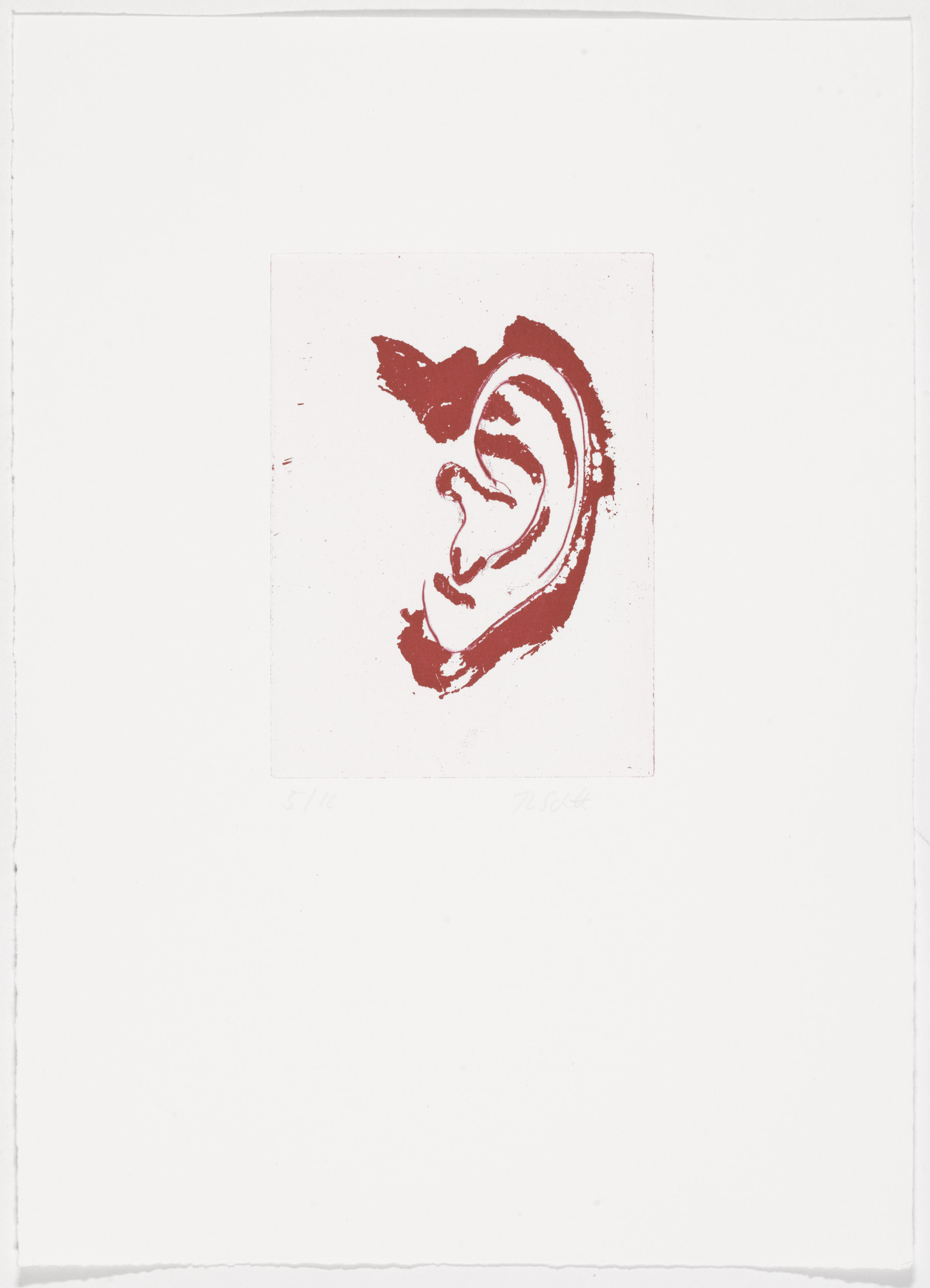 Thomas Schütte. Low Tide Wandering No. 107 (Wattwanderung No. 107) from Low Tide Wandering (Wattwanderung)