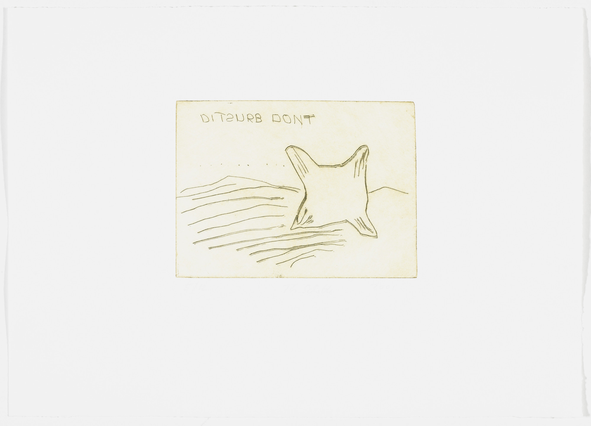 Thomas Schütte. Low Tide Wandering No. 10 (Wattwanderung No. 10) from Low Tide Wandering (Wattwanderung)
