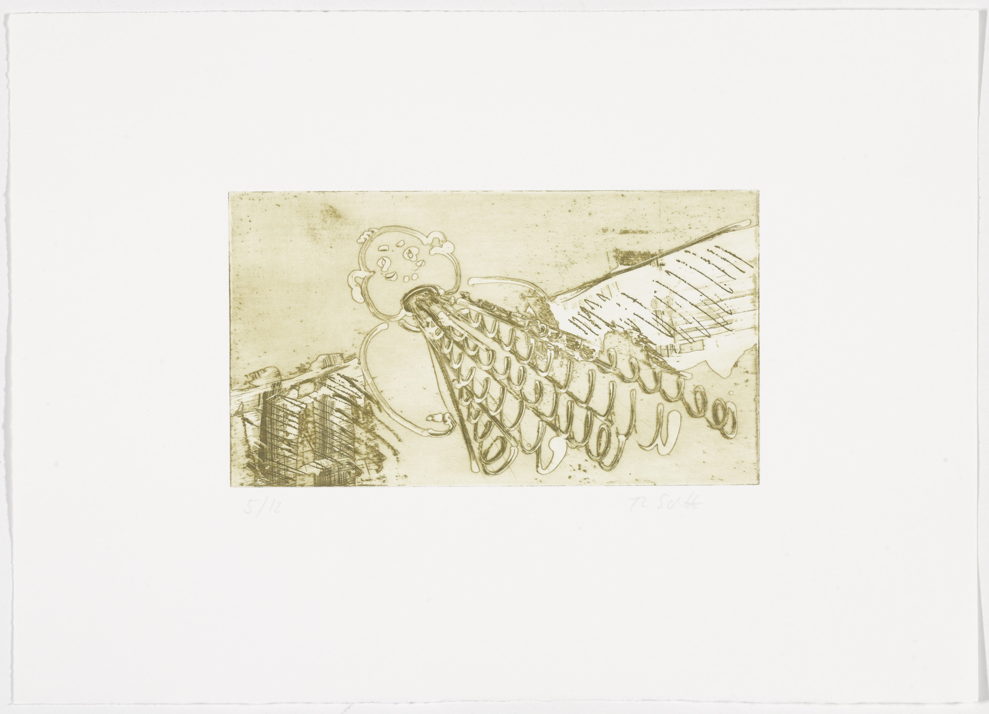 Thomas Schütte. Low Tide Wandering No. 111 (Wattwanderung No. 111) from Low Tide Wandering (Wattwanderung)