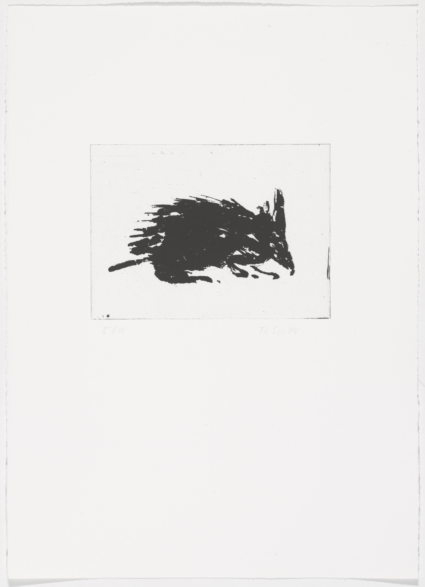 Thomas Schütte. Low Tide Wandering No. 119 (Wattwanderung No. 119) from Low Tide Wandering (Wattwanderung)