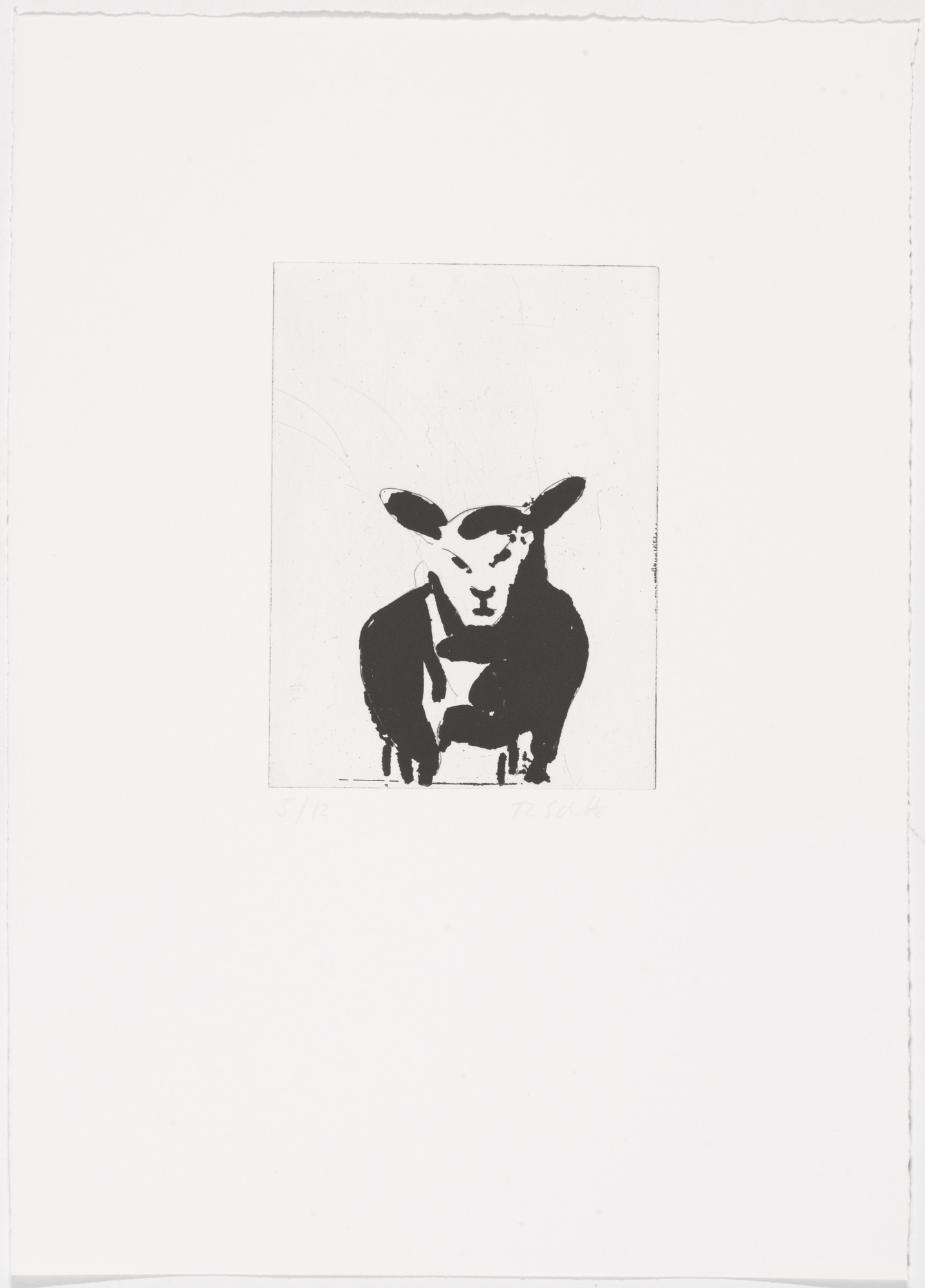 Thomas Schütte. Low Tide Wandering No. 122 (Wattwanderung No. 122) from Low Tide Wandering (Wattwanderung)