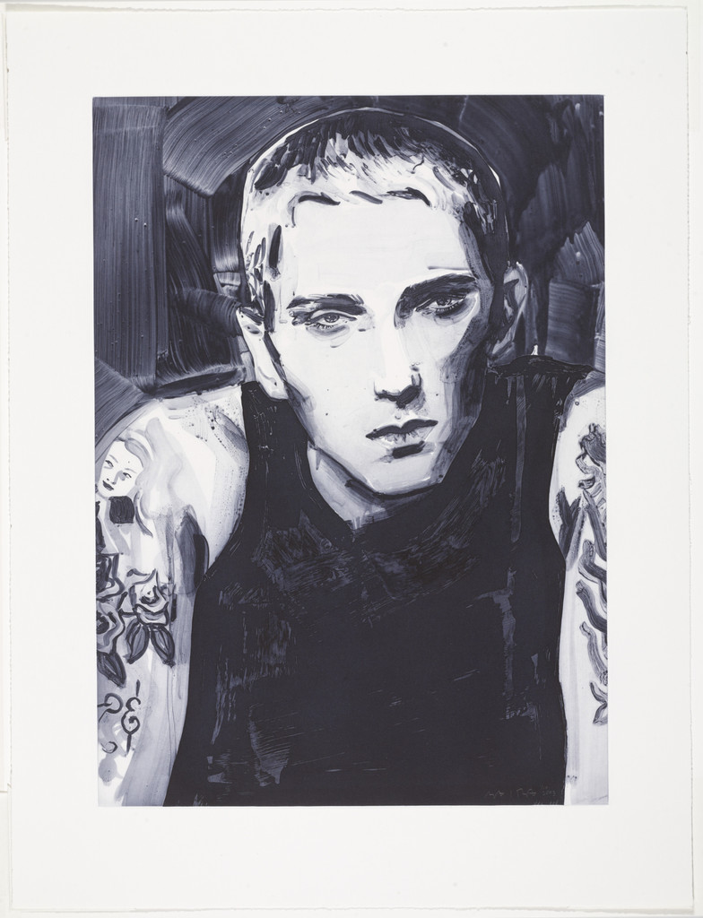 Em (Blue), Elizabeth Peyton, 2002