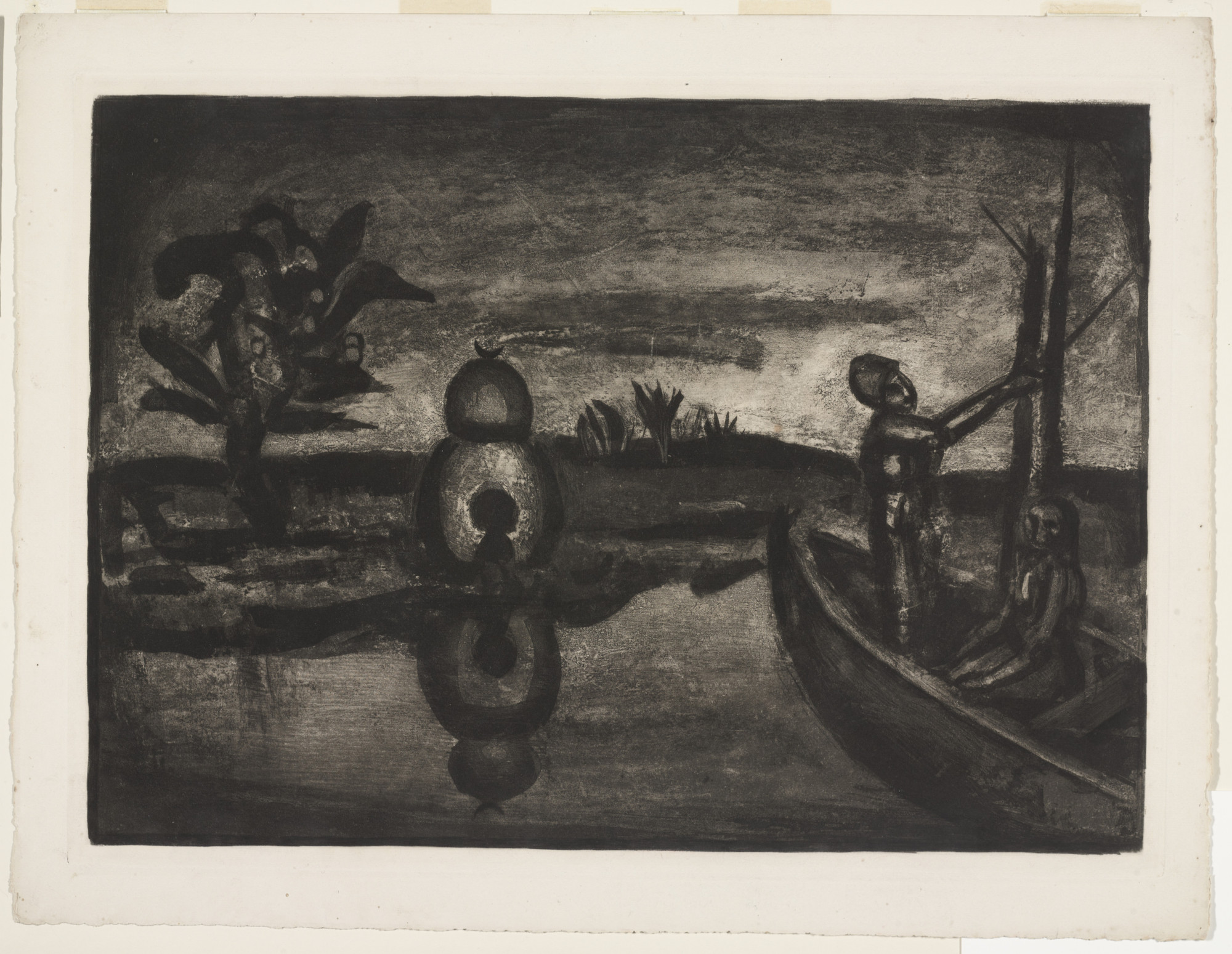 Georges Rouault. Trial proof for In the Land of Thirst and Terror , plate XXVI from Miserere