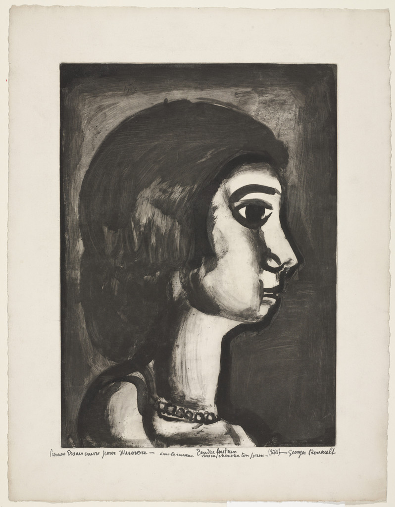 Trial proof for Daughter of Joy, So-Called, plate XIV from Miserere