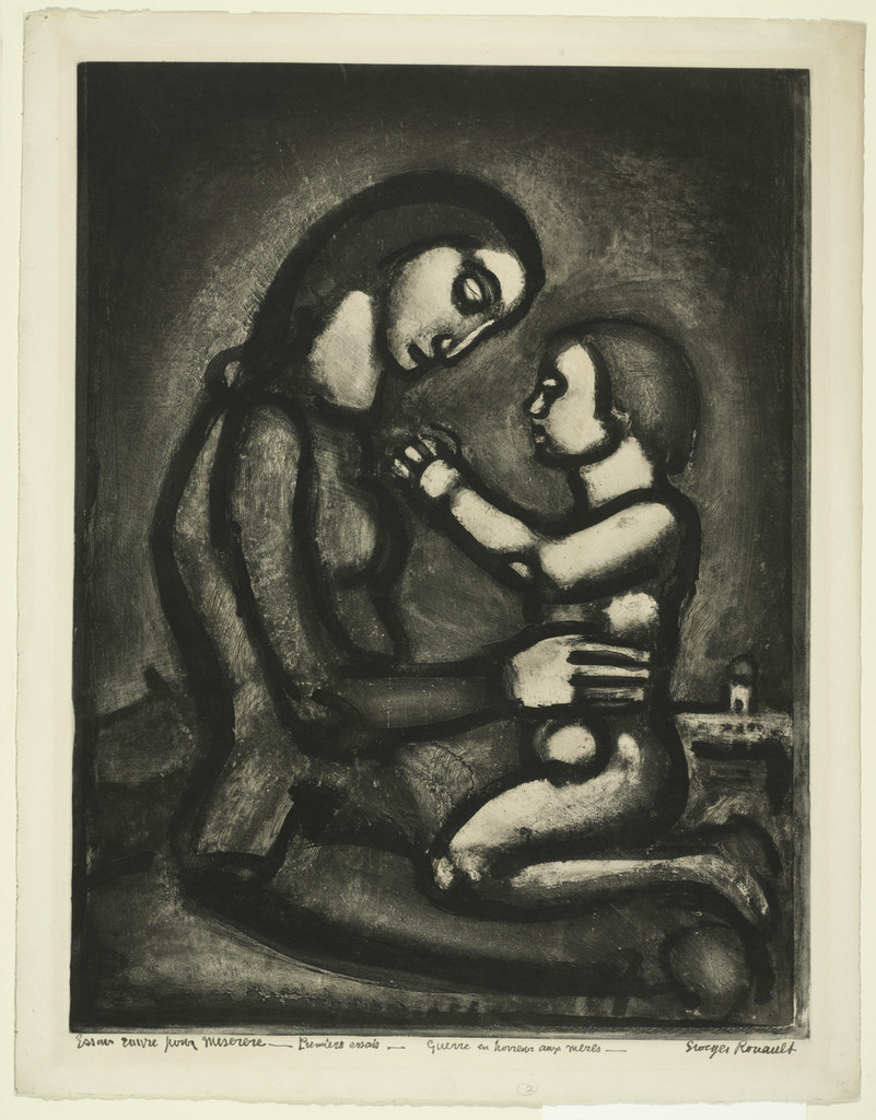 Trial proof for War, Which All Mothers Hate, plate XLII from Miserere