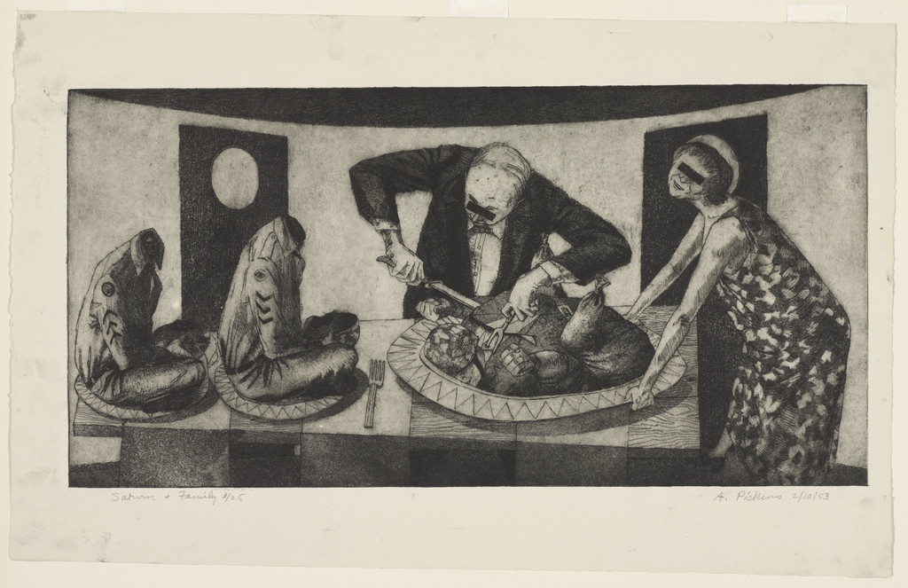 Saturn and Family, Alton Pickens, 1953