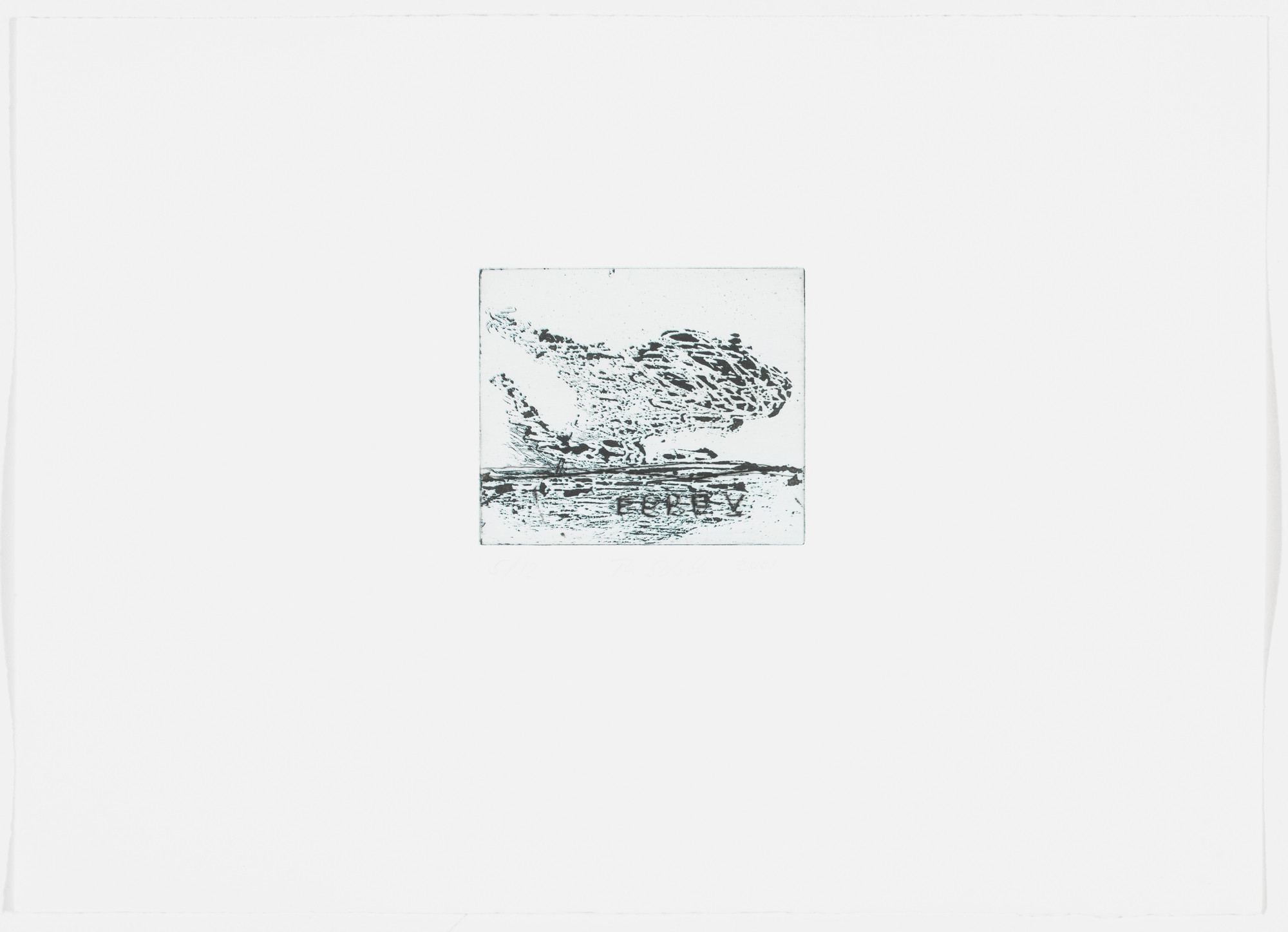 Thomas Schütte. Low Tide Wandering No. 5 (Wattwanderung No. 5) from Low Tide Wandering (Wattwanderung)