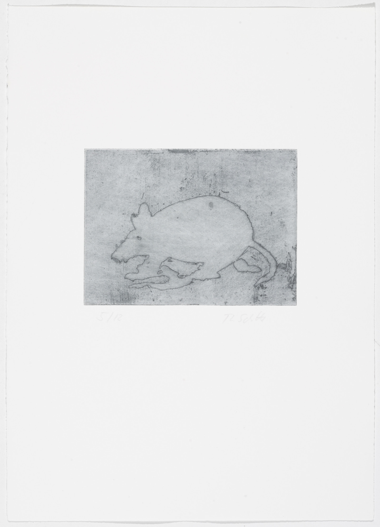 Thomas Schütte. Low Tide Wandering No. 75 (Wattwanderung No. 75) from Low Tide Wandering (Wattwanderung)