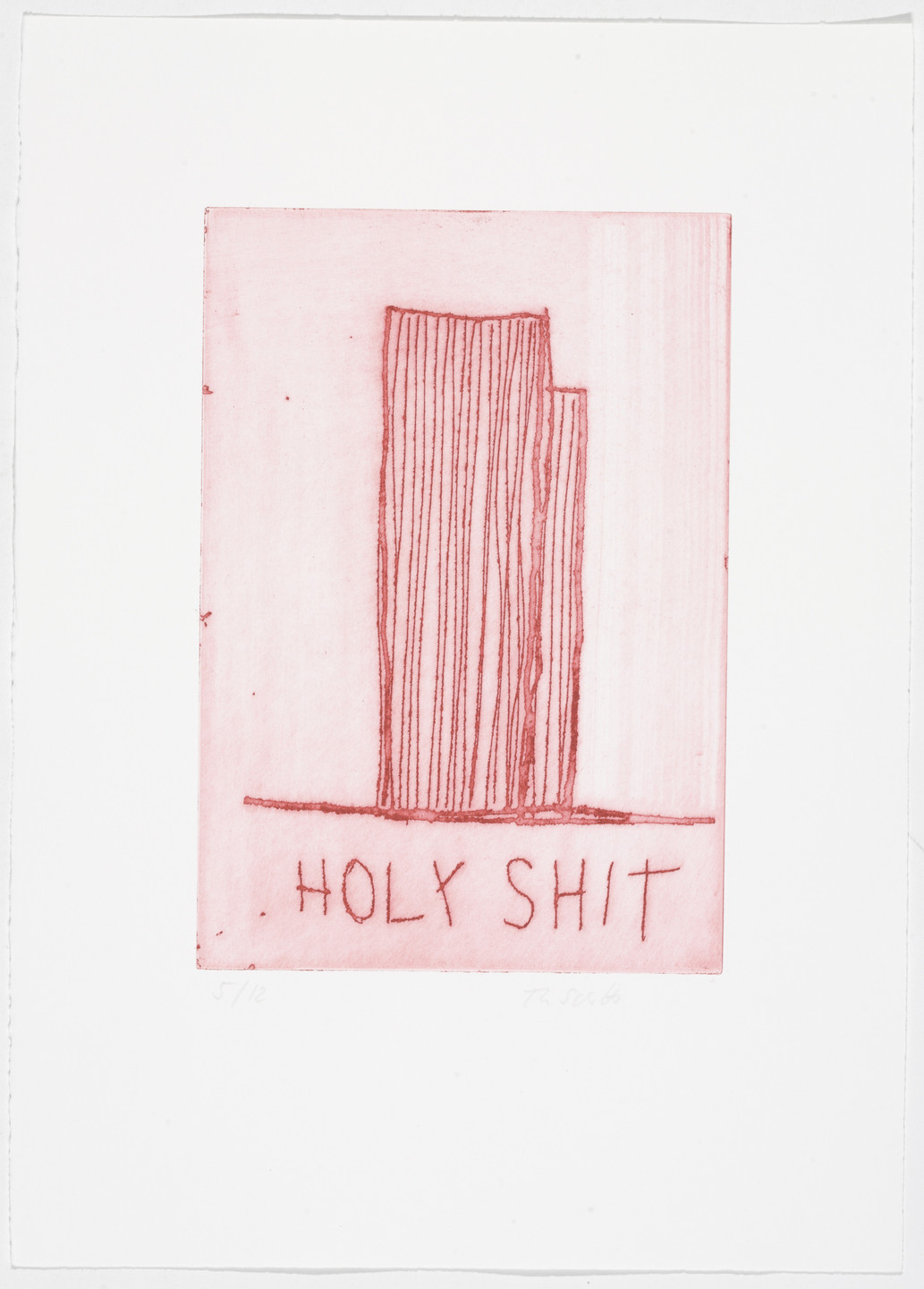 Thomas Schütte. Low Tide Wandering No. 78 (Wattwanderung No. 78) from Low Tide Wandering (Wattwanderung). 2001