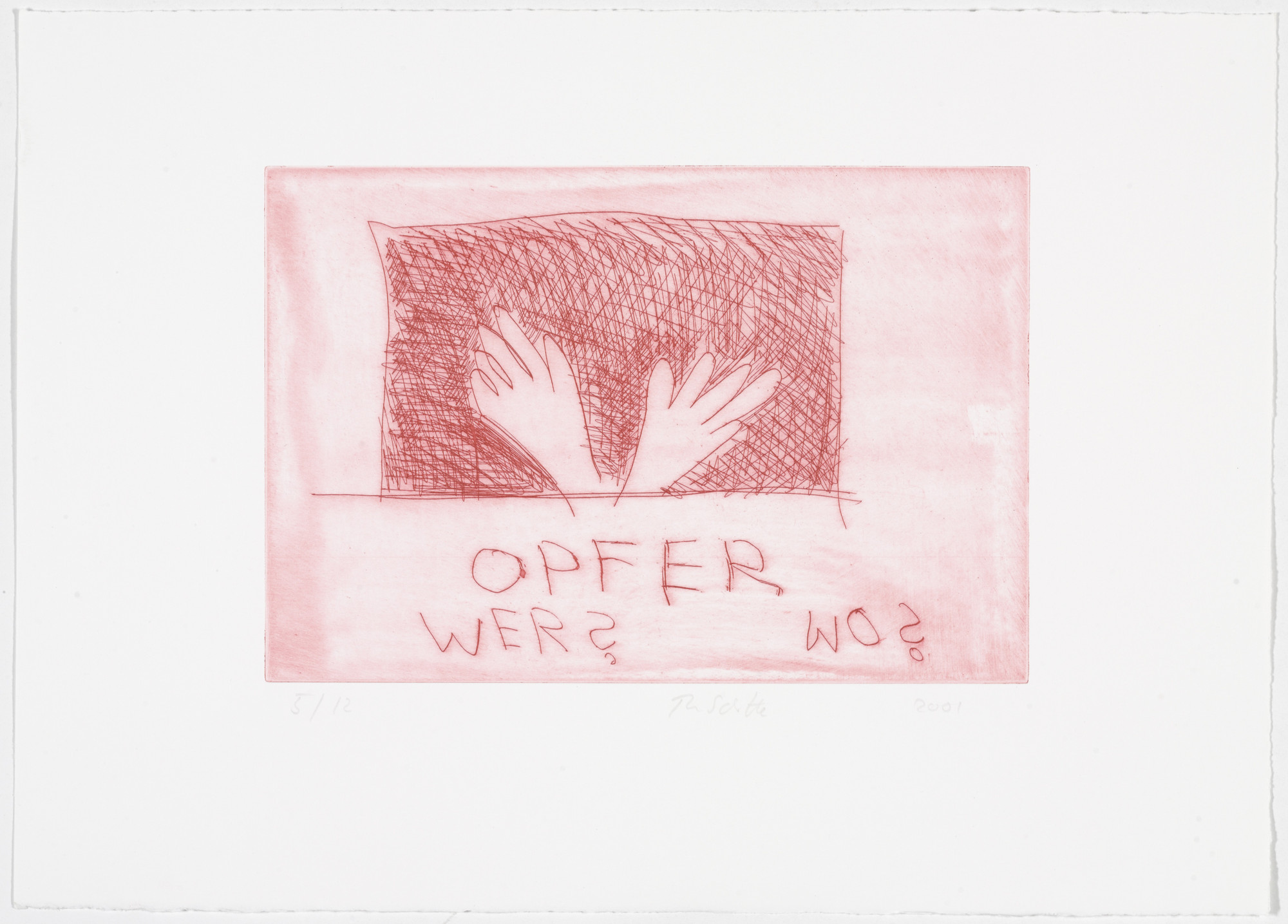 Thomas Schütte. Low Tide Wandering No. 81 (Wattwanderung No. 81) from Low Tide Wandering (Wattwanderung)