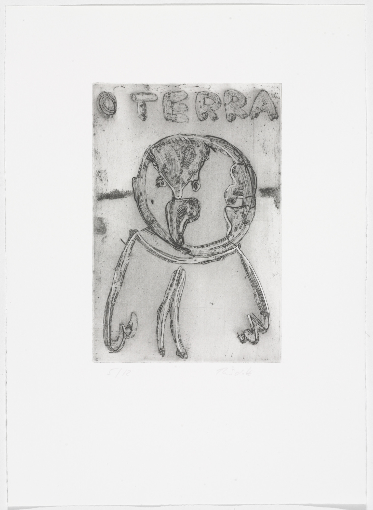 Thomas Schütte. Low Tide Wandering No. 87 (Wattwanderung No. 87) from Low Tide Wandering (Wattwanderung)
