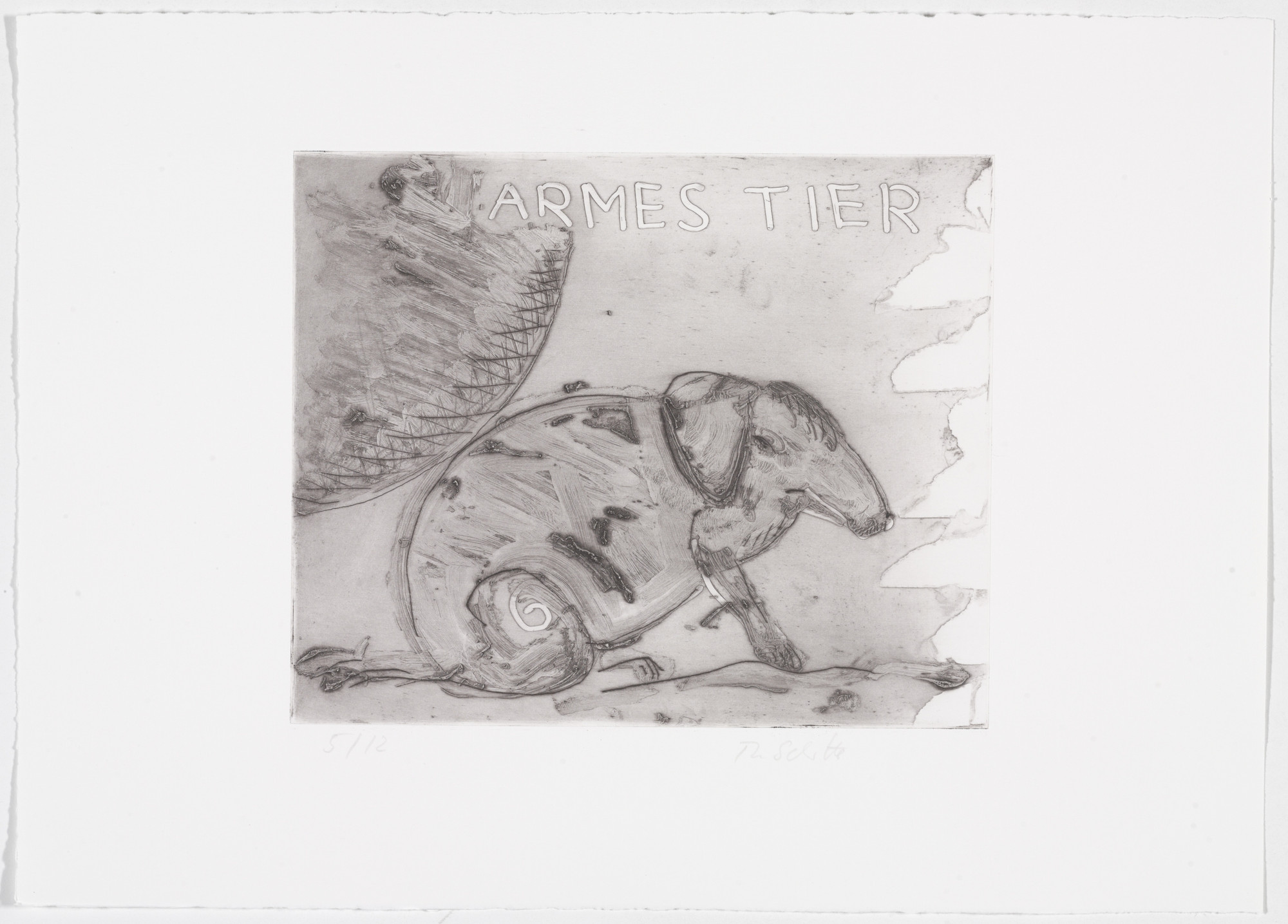 Thomas Schütte. Low Tide Wandering No. 88 (Wattwanderung No. 88) from Low Tide Wandering (Wattwanderung)