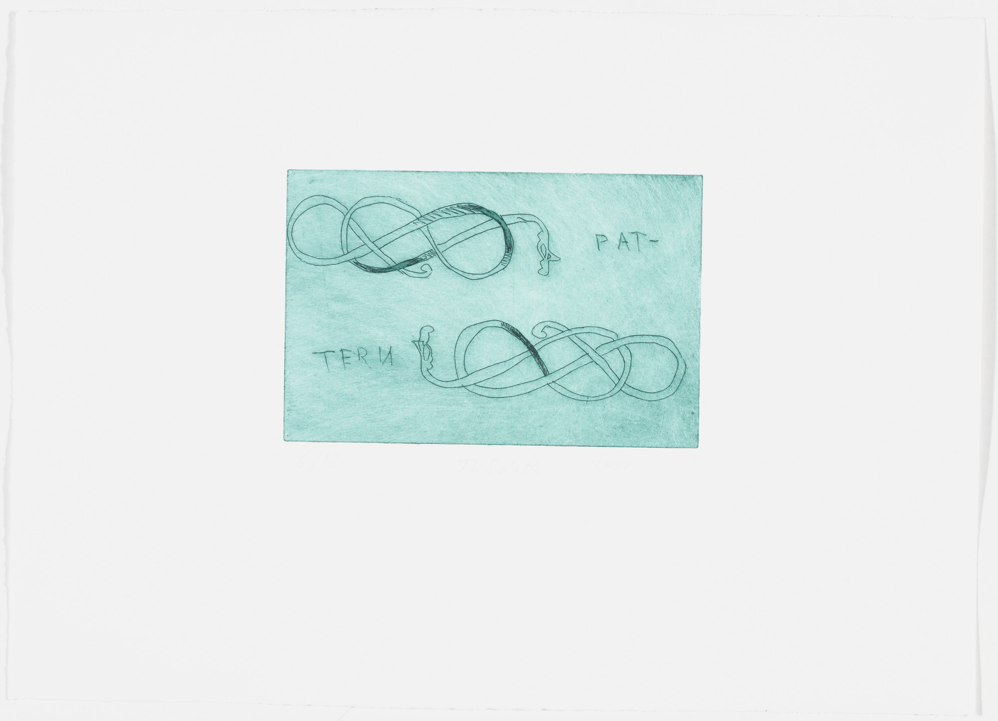 Thomas Schütte. Low Tide Wandering No. 8 (Wattwanderung No. 8) from Low Tide Wandering (Wattwanderung)