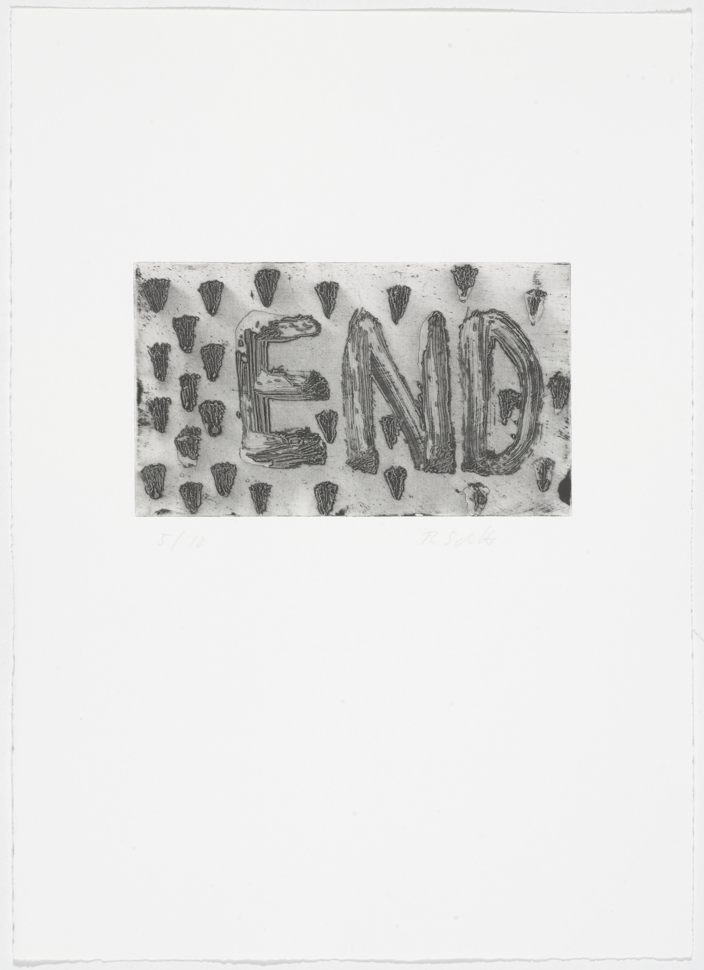 Thomas Schütte. Low Tide Wandering No. 90 (Wattwanderung No. 90) from Low Tide Wandering (Wattwanderung)