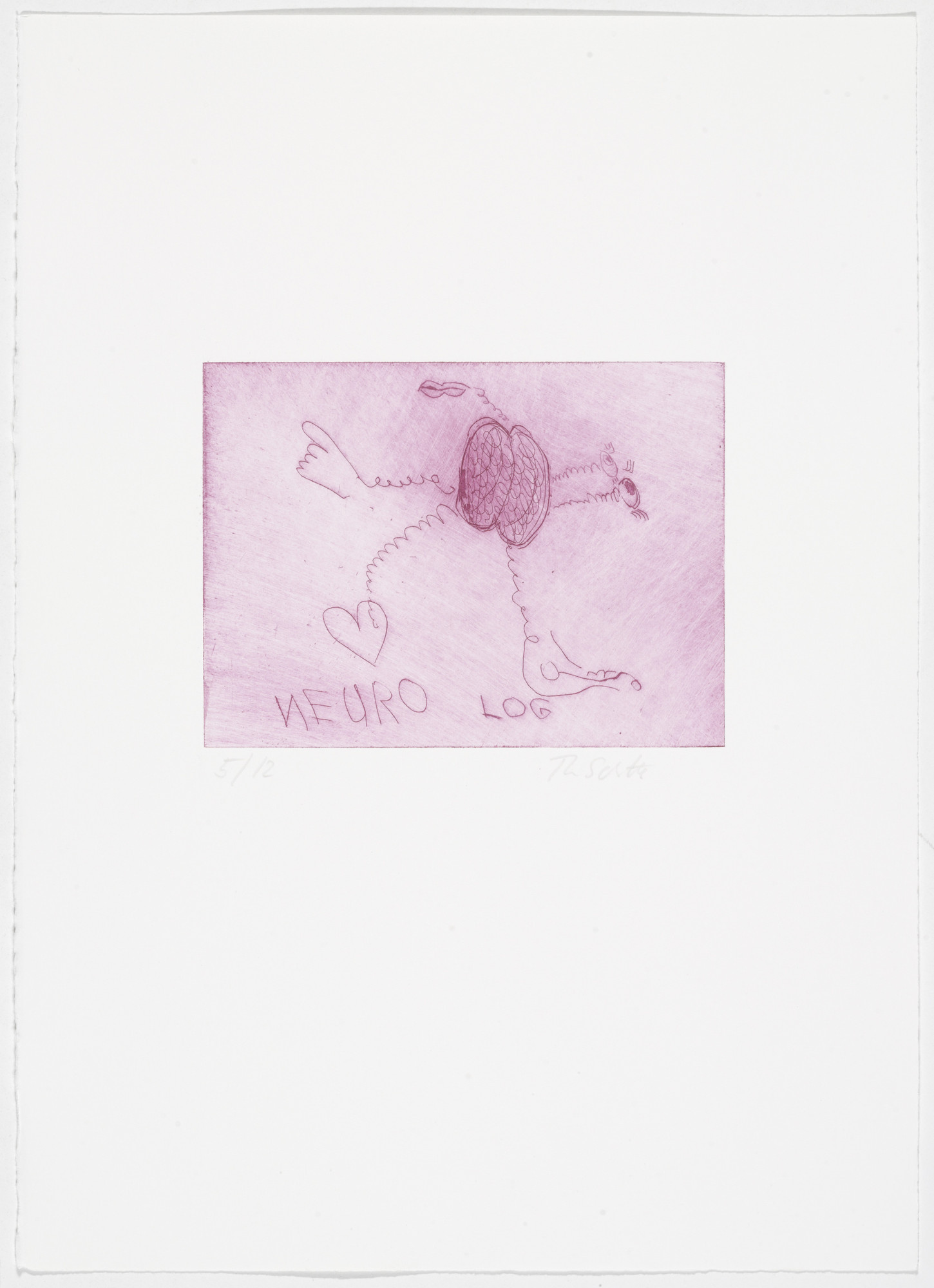 Thomas Schütte. Low Tide Wandering No. 95 (Wattwanderung No. 95) from Low Tide Wandering (Wattwanderung)