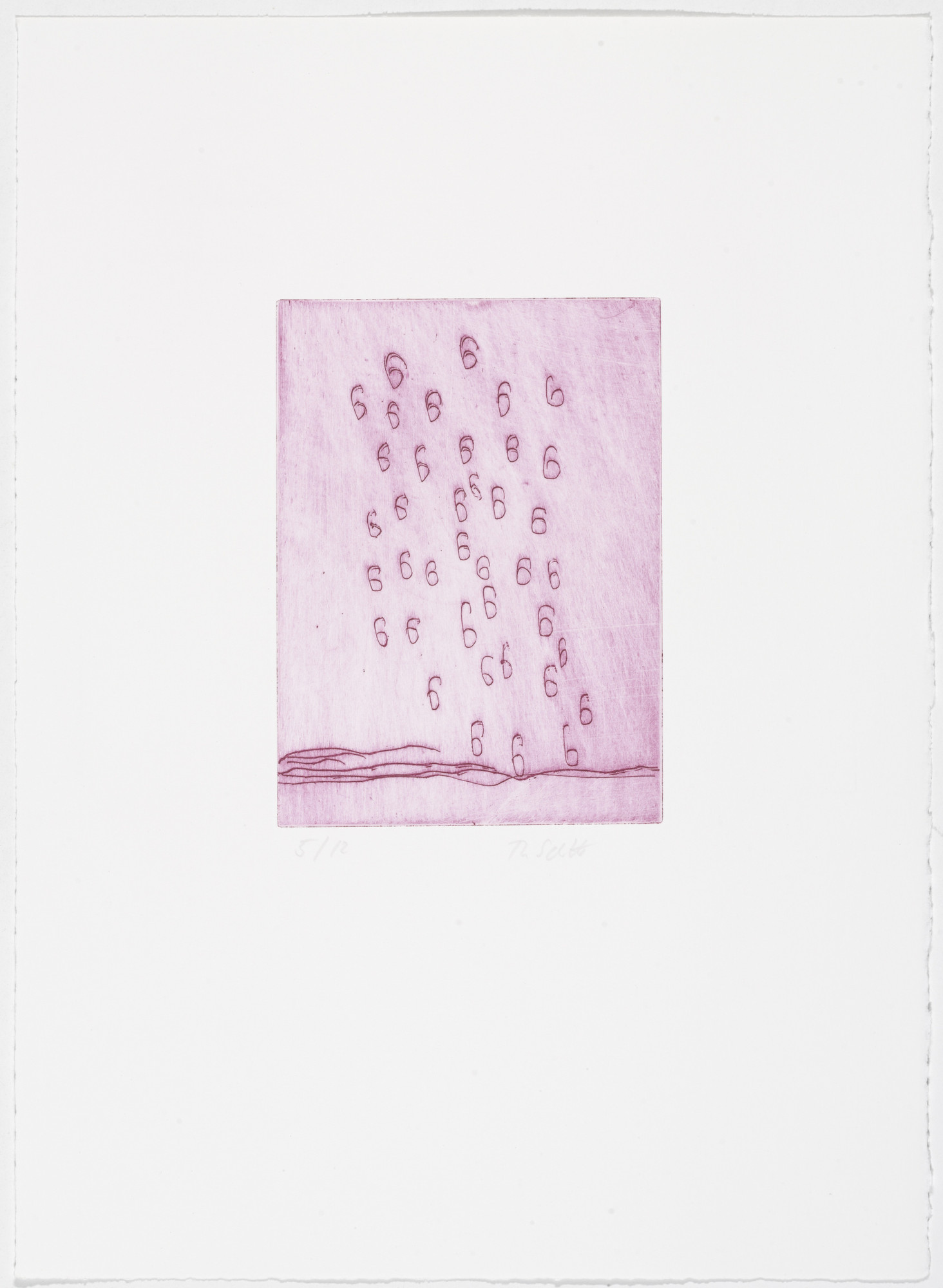 Thomas Schütte. Low Tide Wandering No. 98 (Wattwanderung No. 98) from Low Tide Wandering (Wattwanderung)