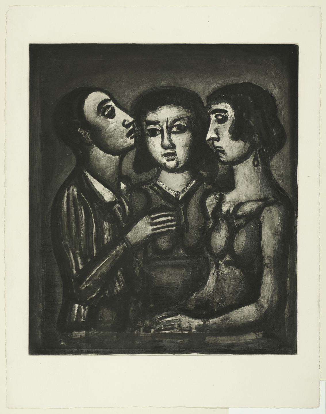 Georges Rouault. Portents... (Augures...), plate XLI from Miserere. 1923, published 1948