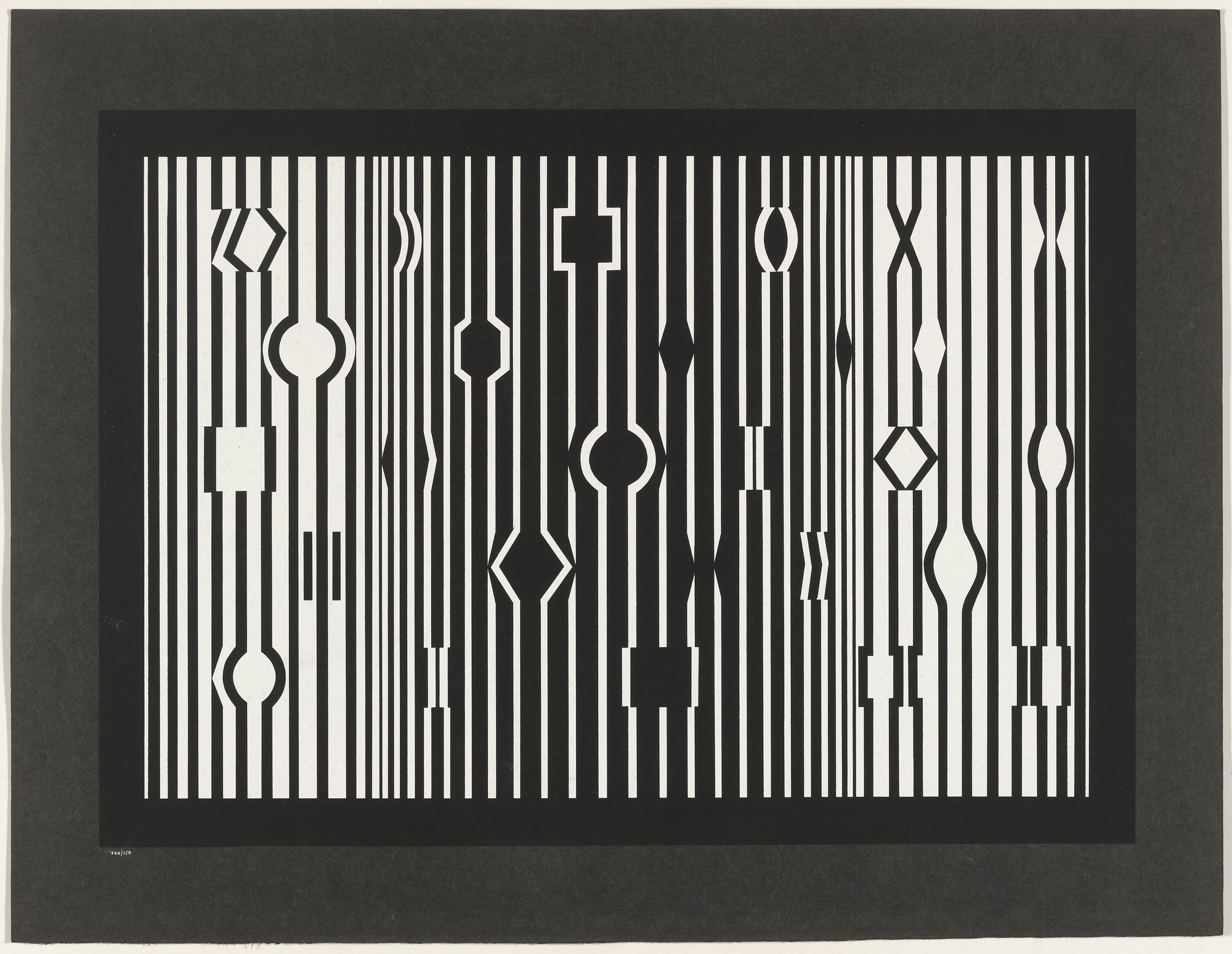 Victor Vasarely. Markab from the portfolio Cinétique III