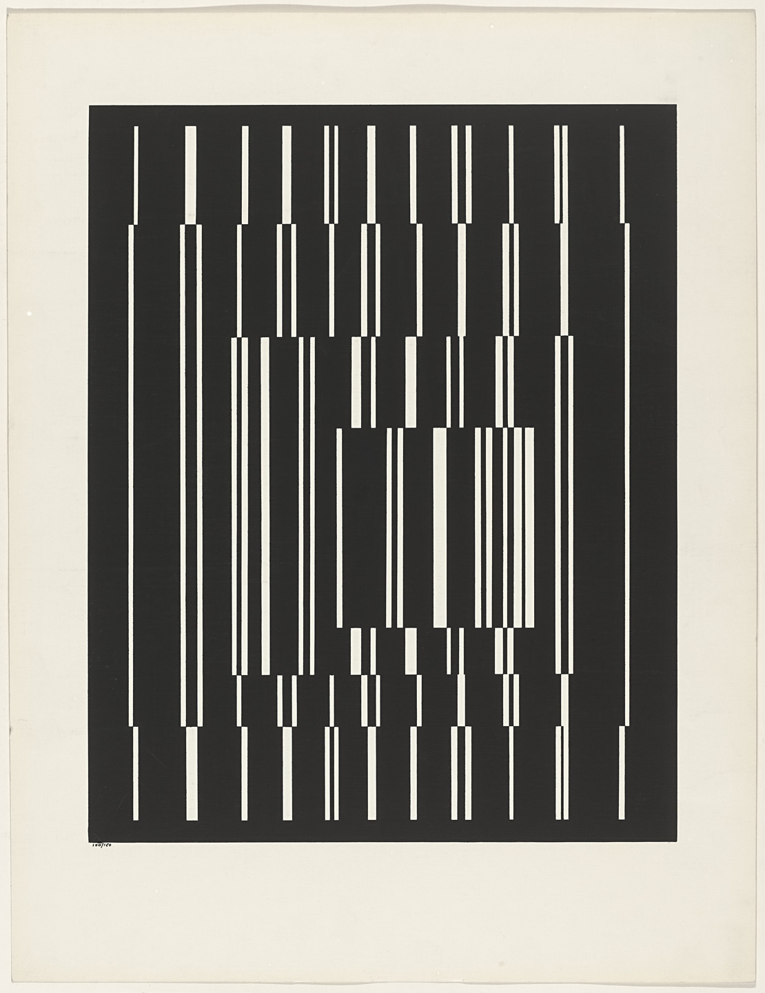 Victor Vasarely. Bora from the portfolio Cinétique III. 1959