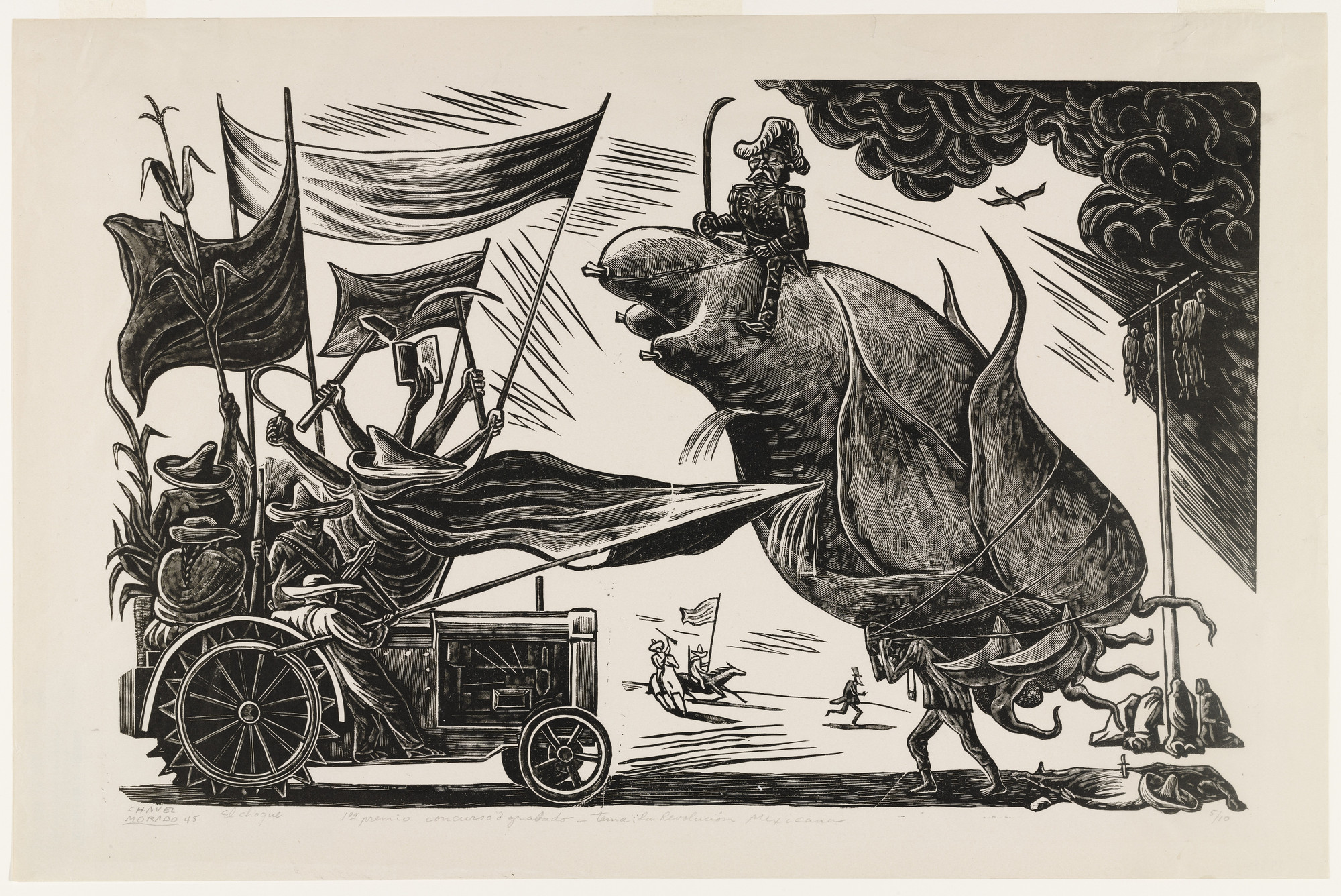 José Chávez Morado. The Skirmish (El Choque). 1945